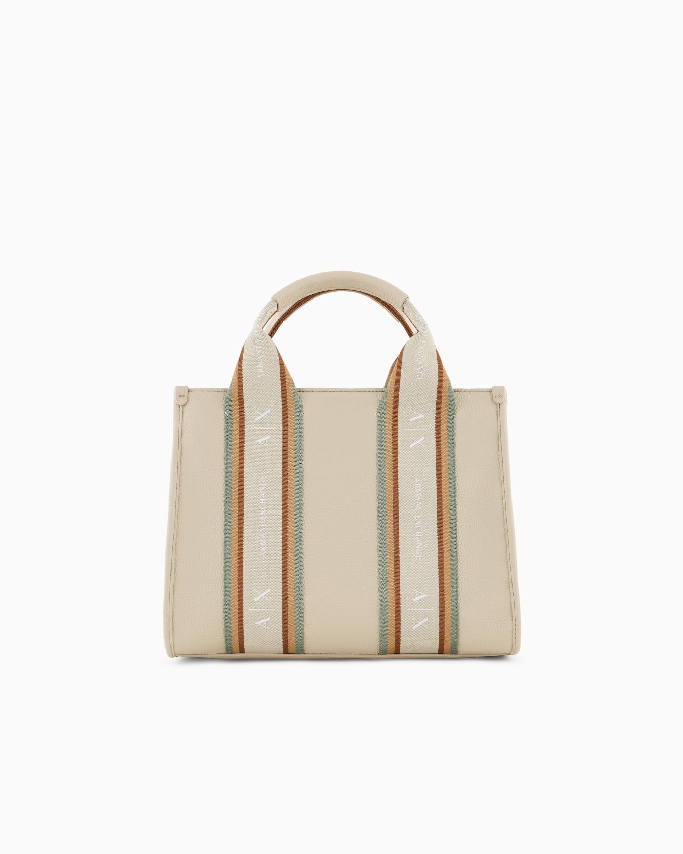 Shopper bag with contrasting bands Slide 2