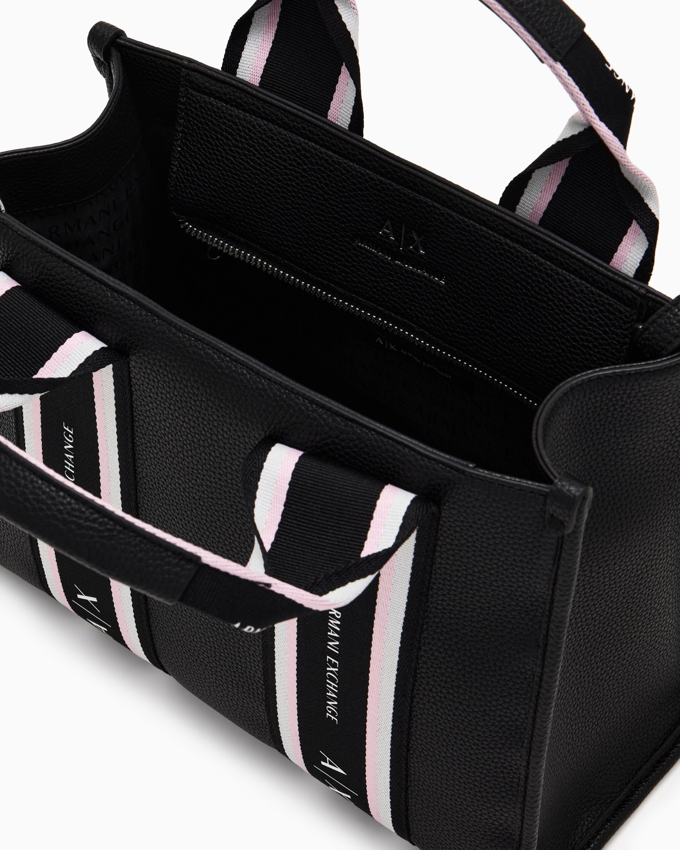 Shopper bag with contrasting bands Slide 3