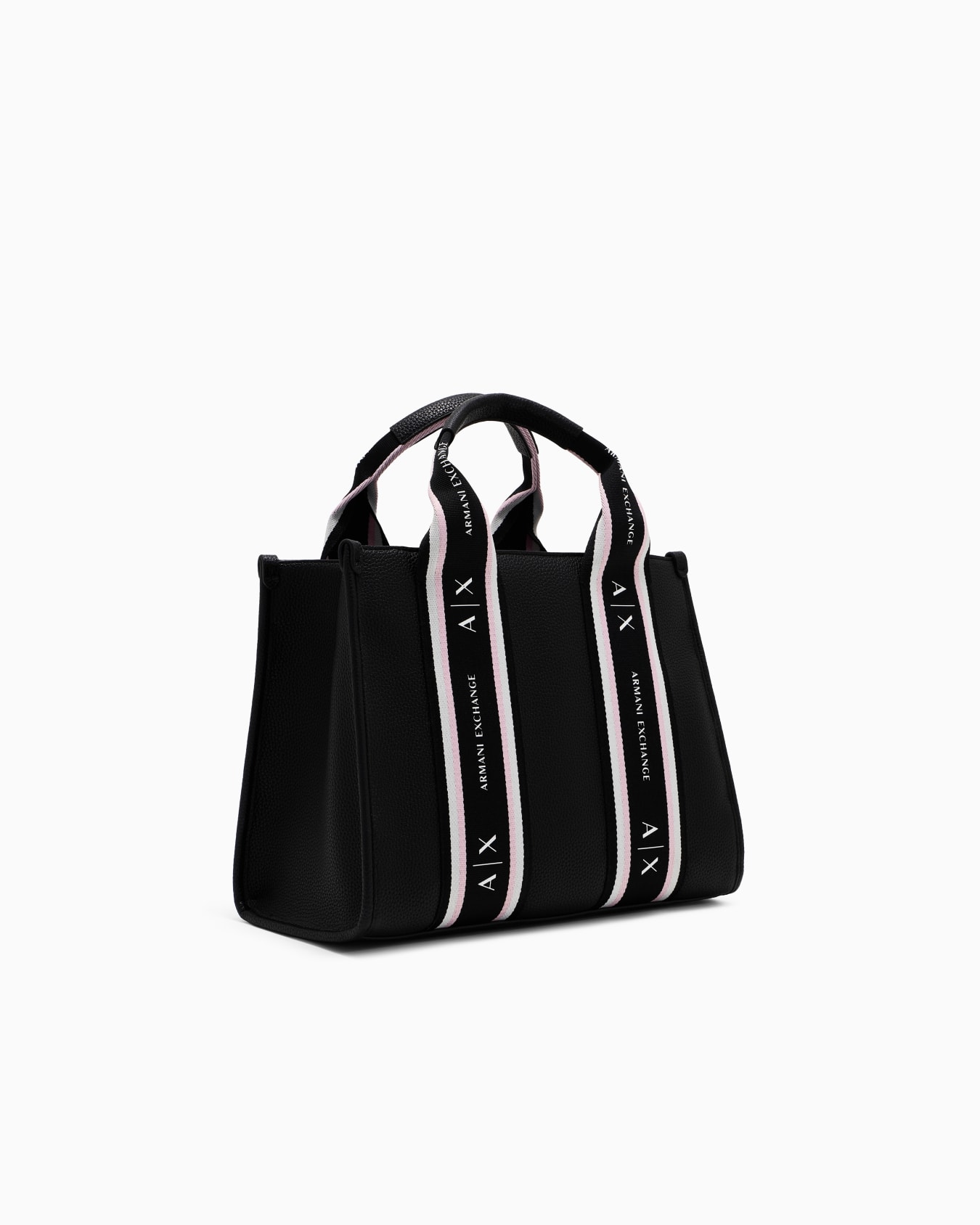 Shopper bag with contrasting bands Slide 1