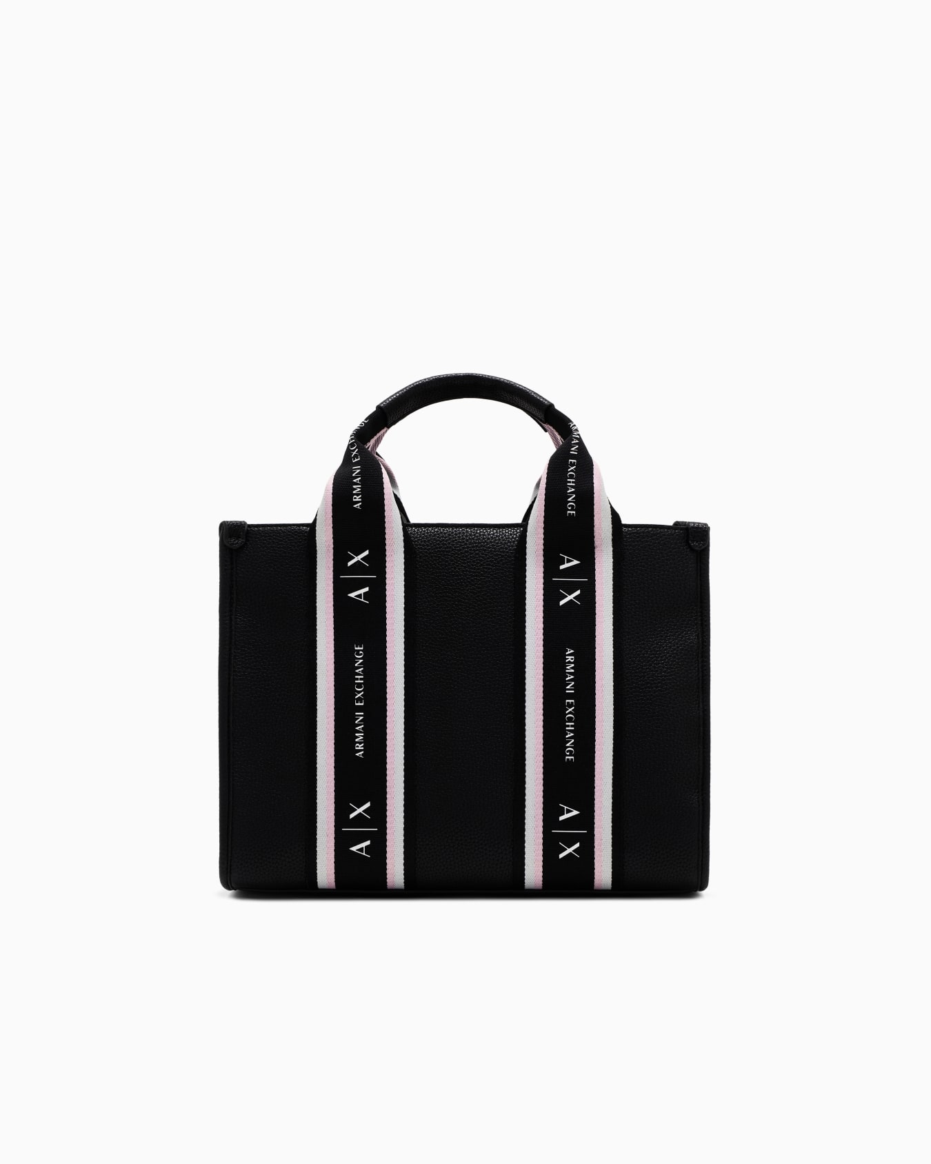 Shopper bag with contrasting bands Slide 0