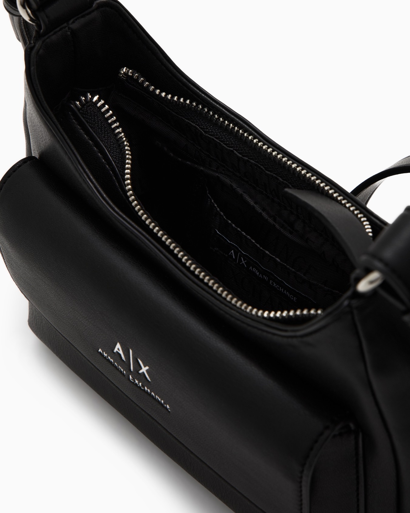 Shoulder bag with external pocket Slide 3