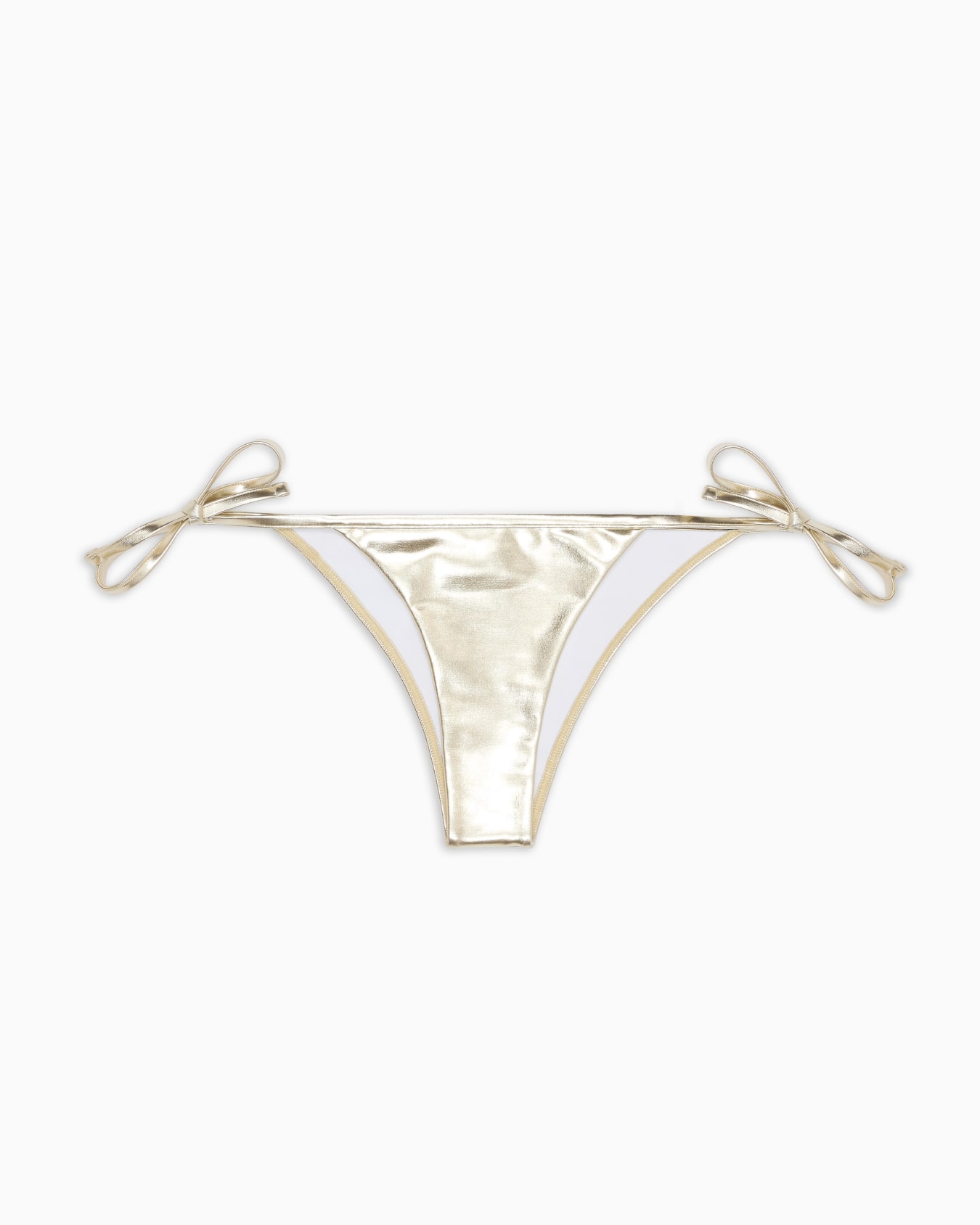 Metallic fabric bikini bottoms Slide 0
