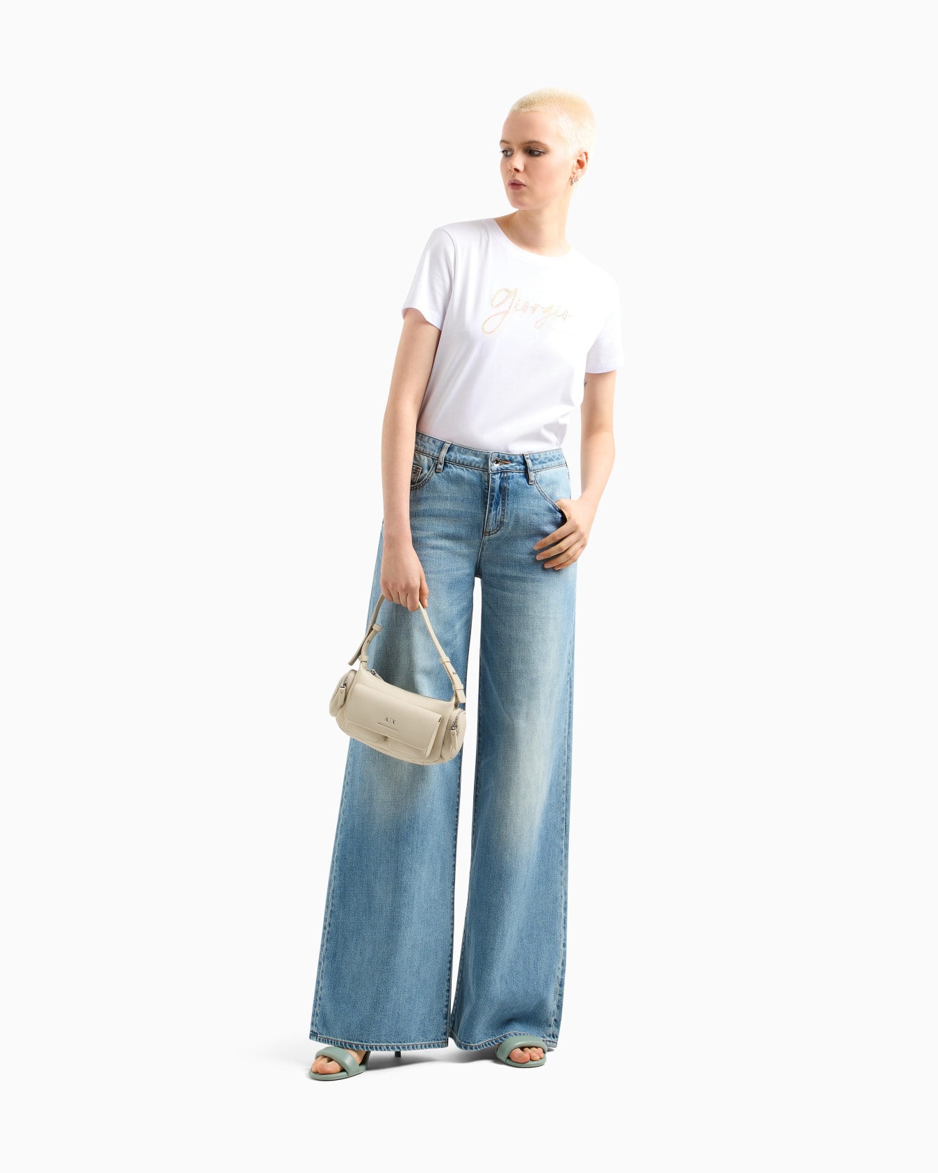 Relaxed fit jeans in stretch cotton denim Slide 1