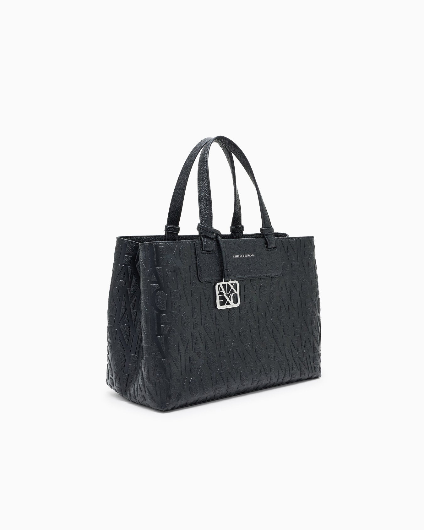 Handbag with allover logo Slide 1