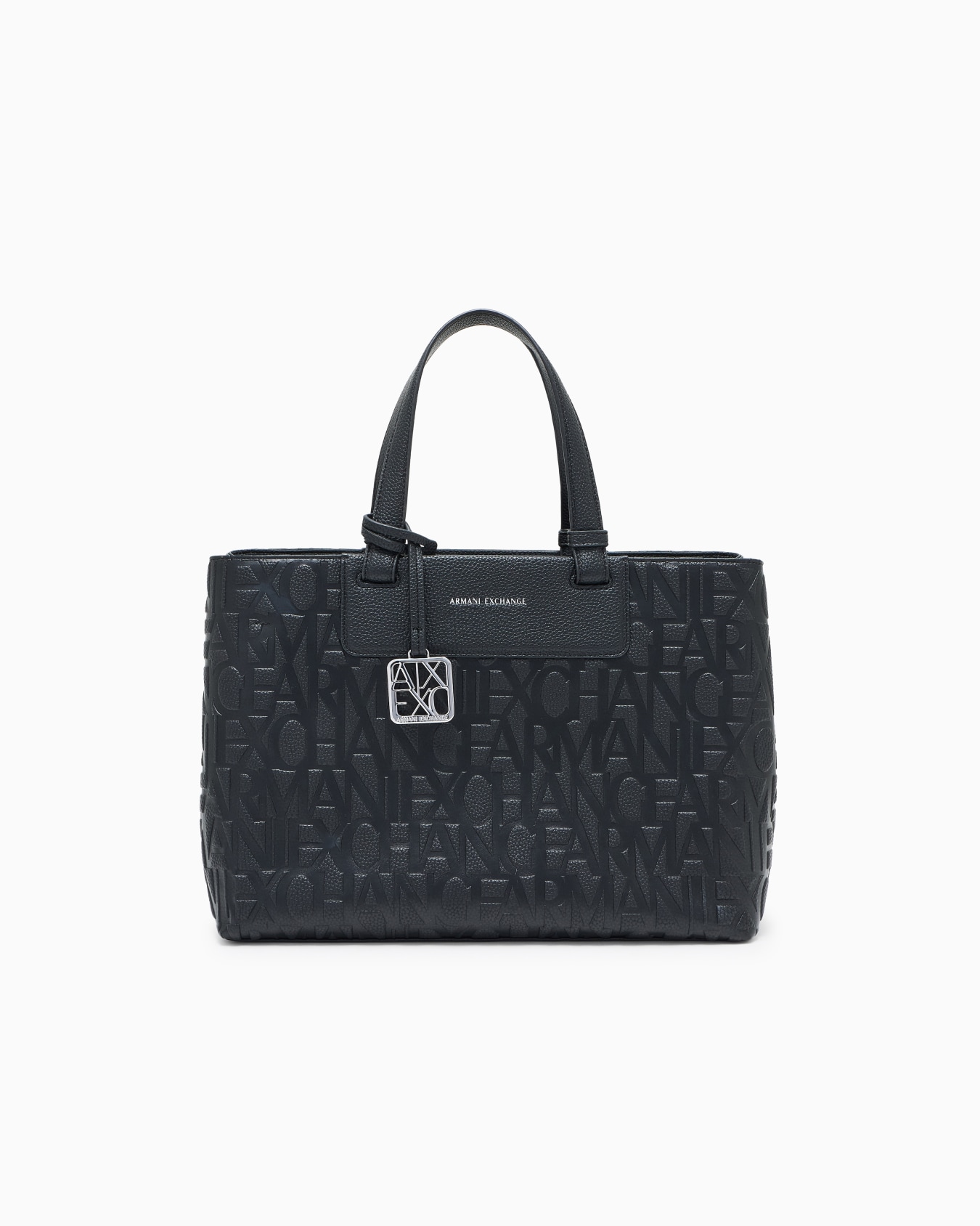 Handbag with allover logo Slide 0