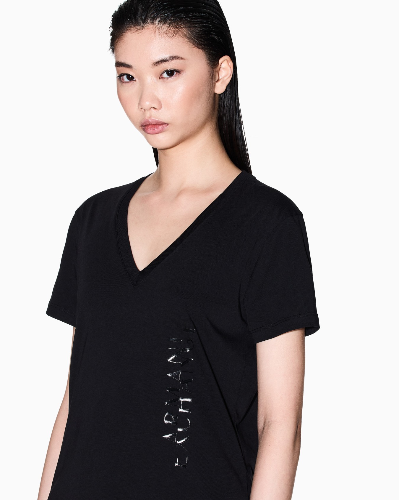 V Neck T-Shirt Diapositiva 4