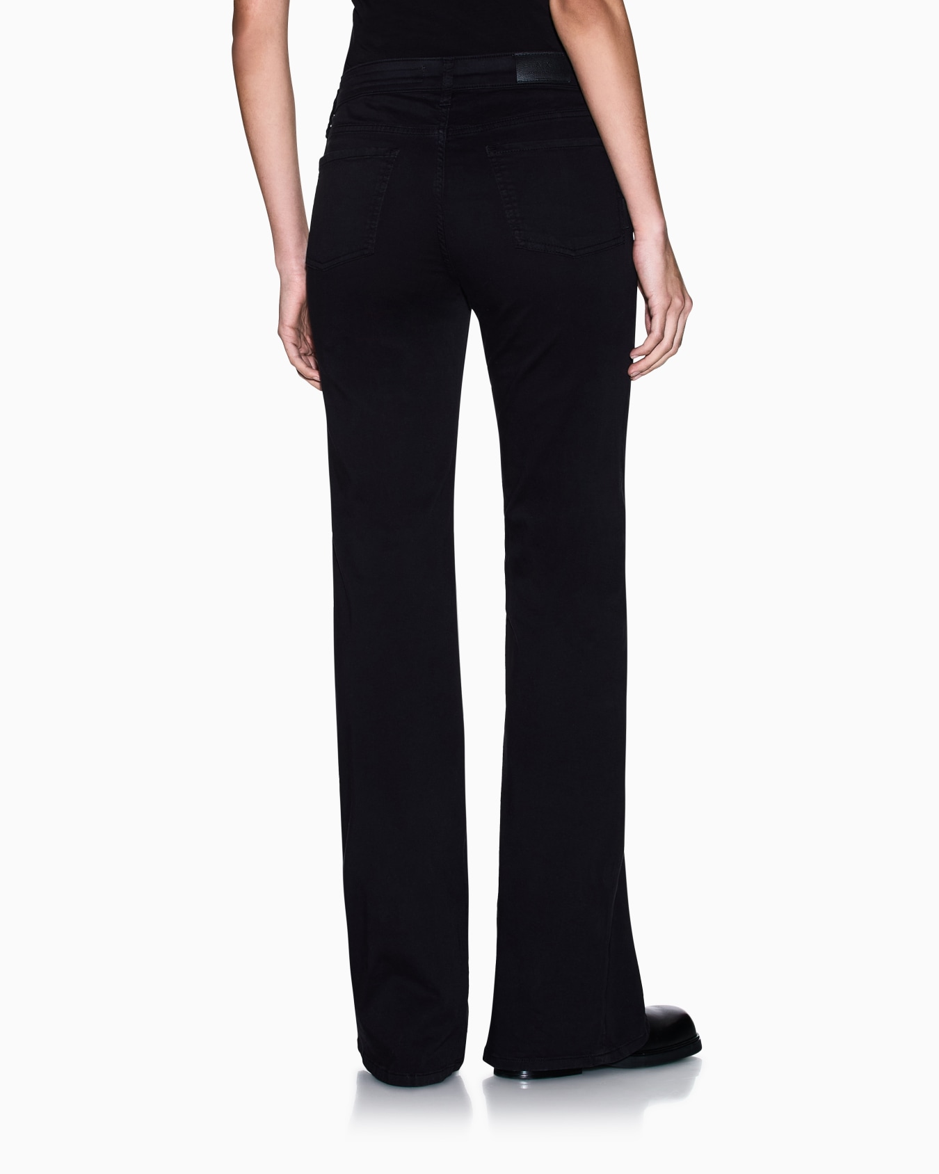 Flared jeans in cotone Slide 2