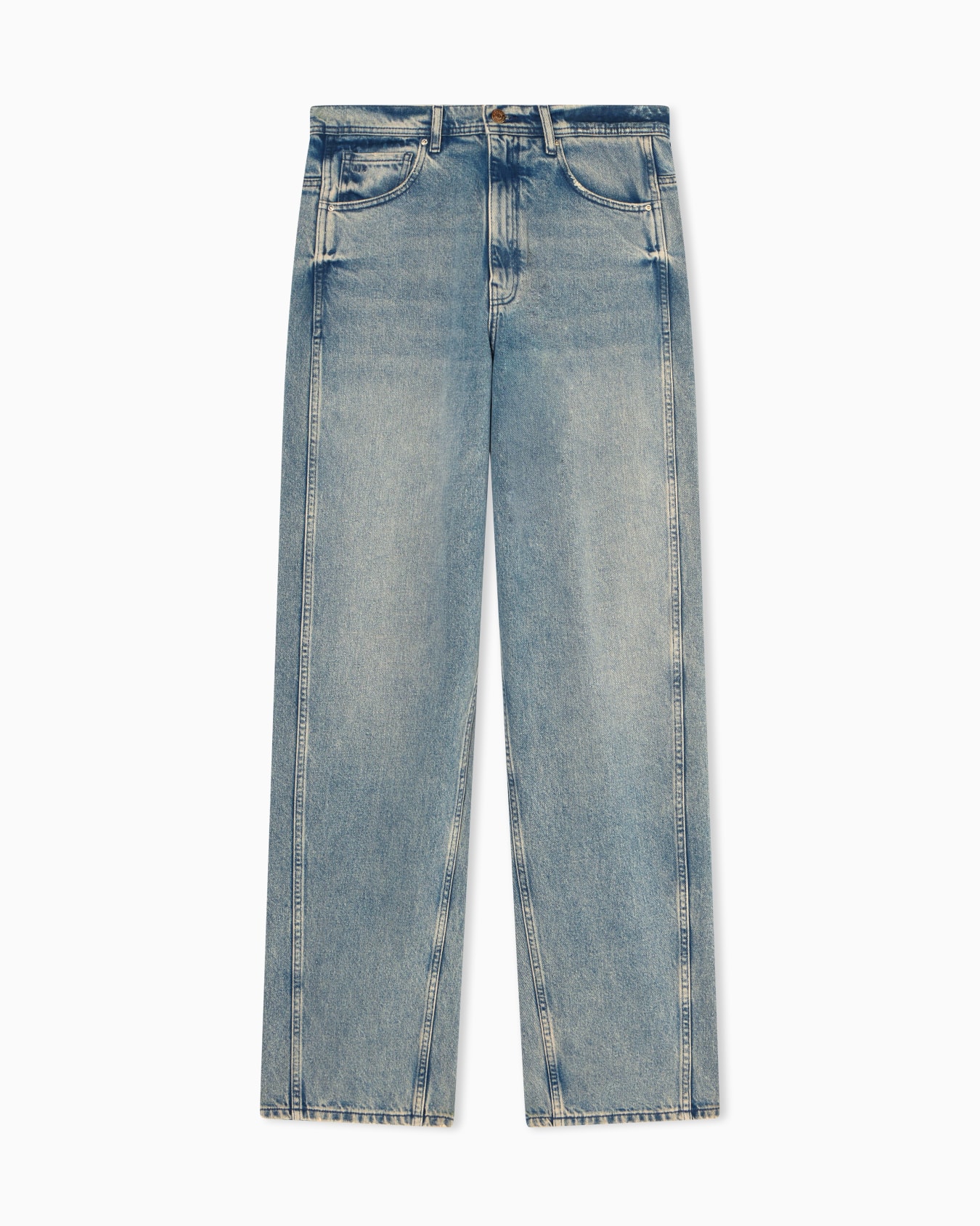 Relaxed cotton jeans Slide 0
