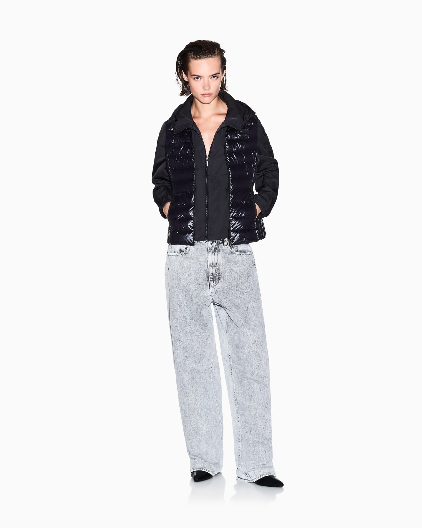 Chaqueta con capucha de tela ASV Diapositiva 1