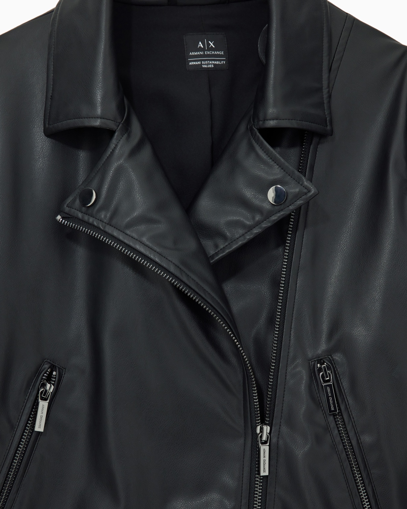 Giacca biker effeto coated Slide 4