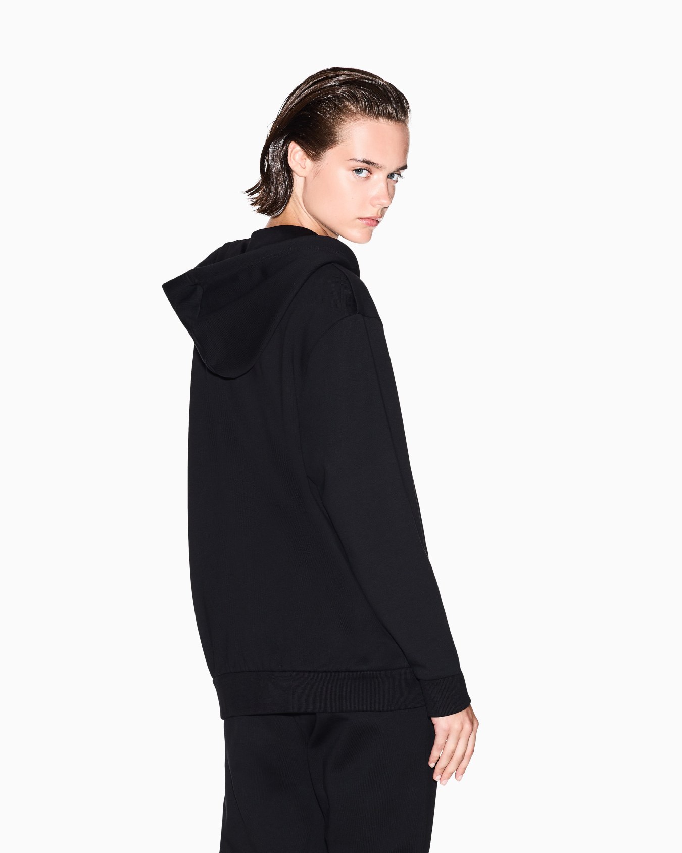 Cotton zip-up hoodie Slide 2