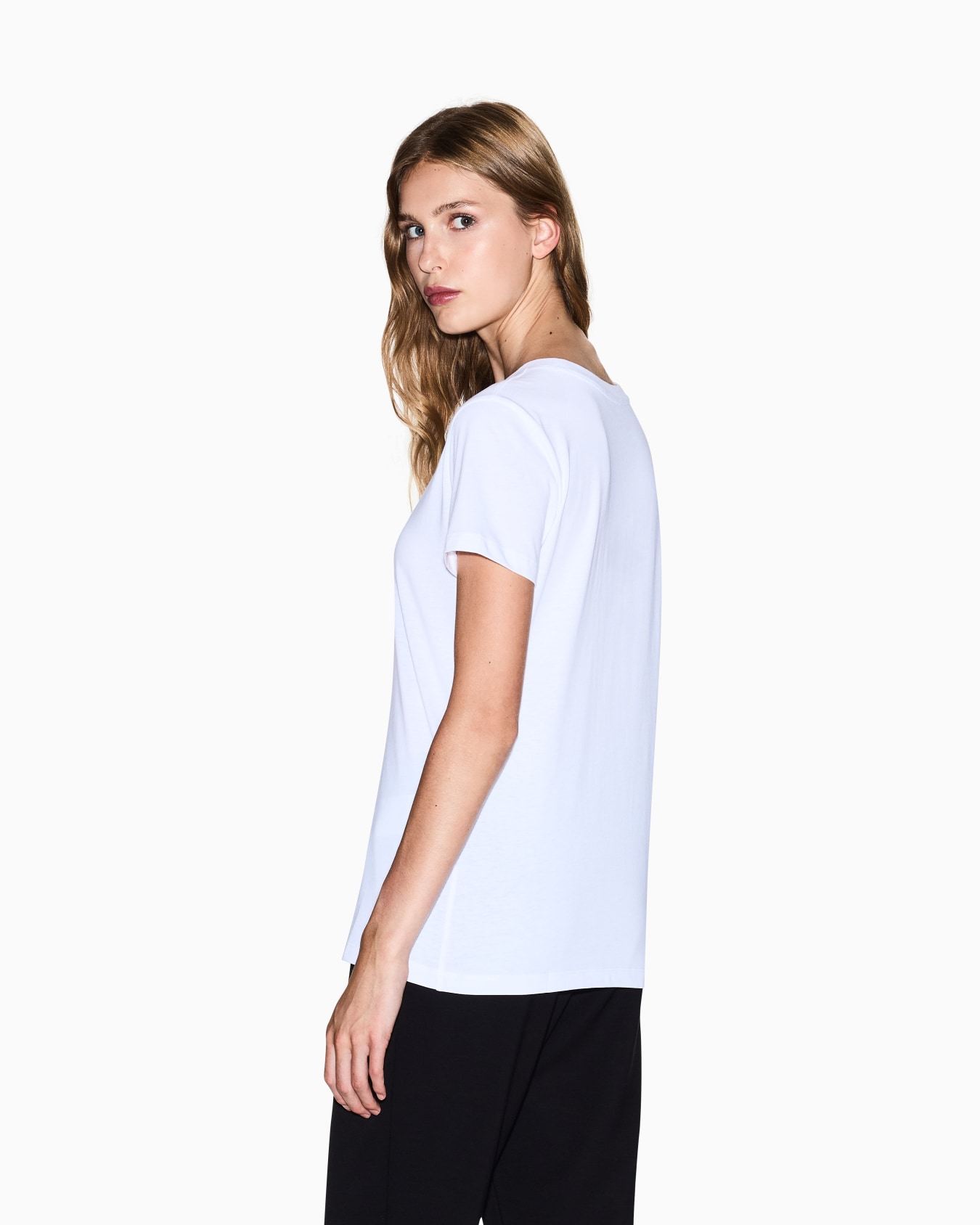 Regular fit T-shirt with glitter logo Slide 2