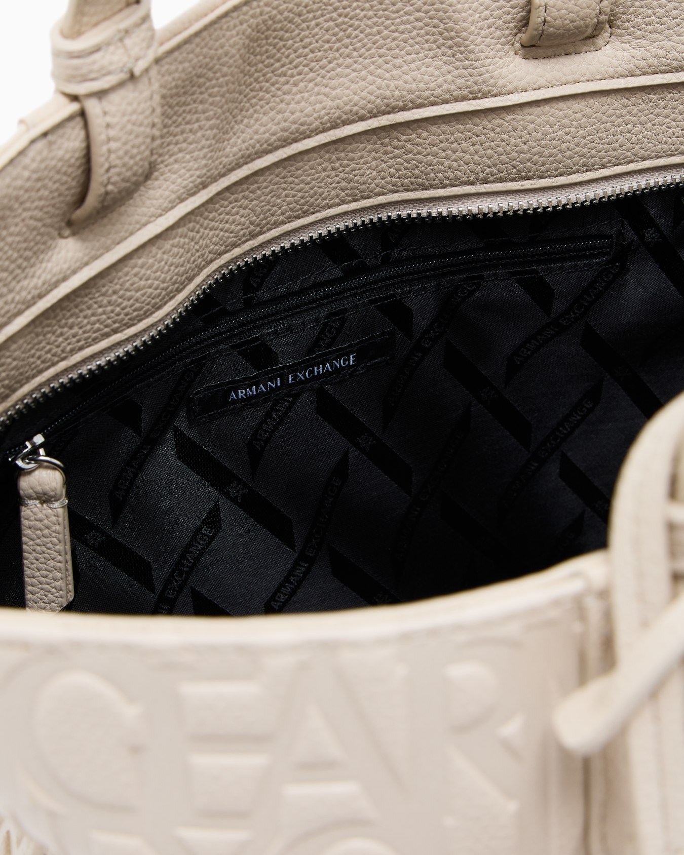 Shopper bag with allover logo Slide 3