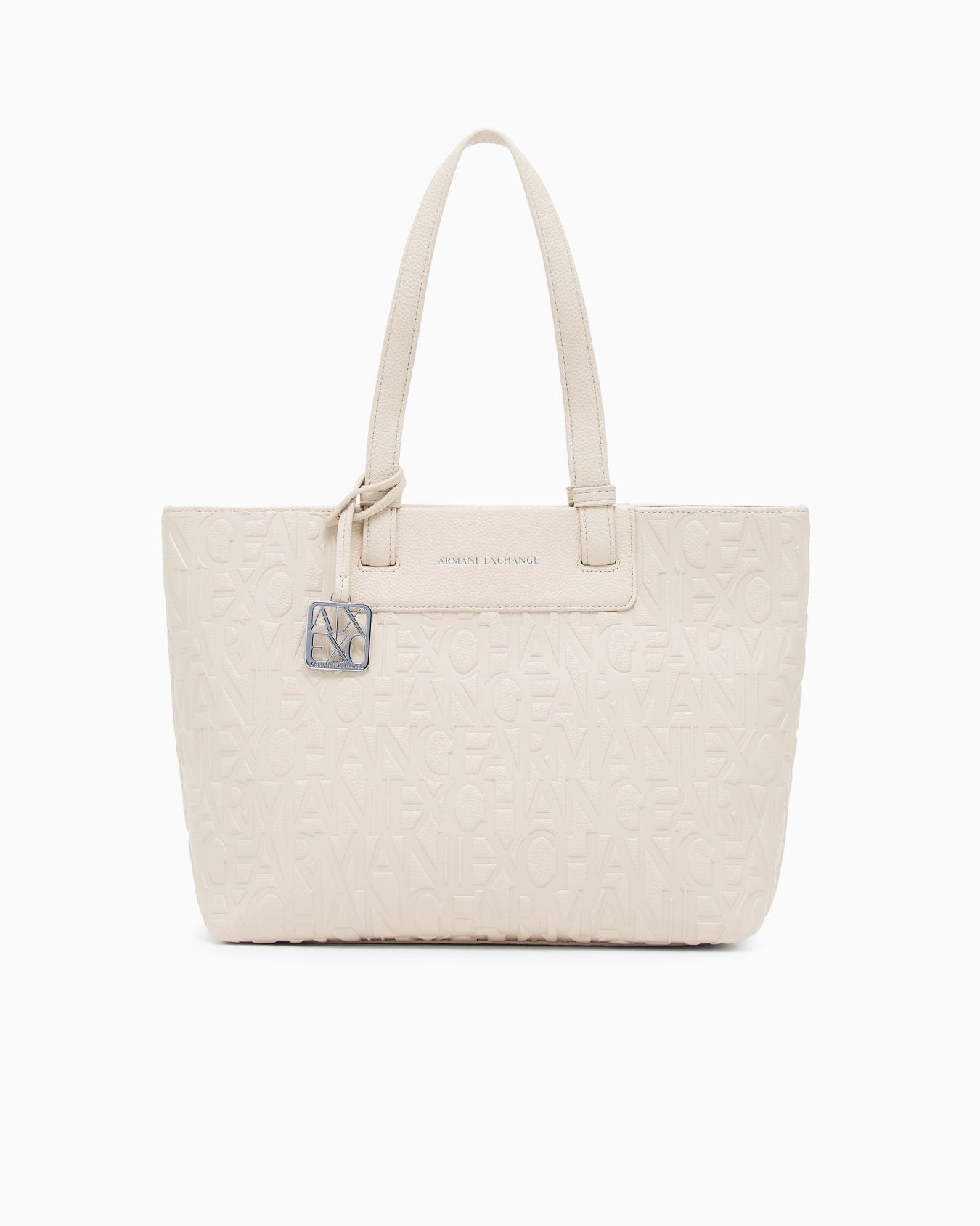 Shopper bag with allover logo Slide 0