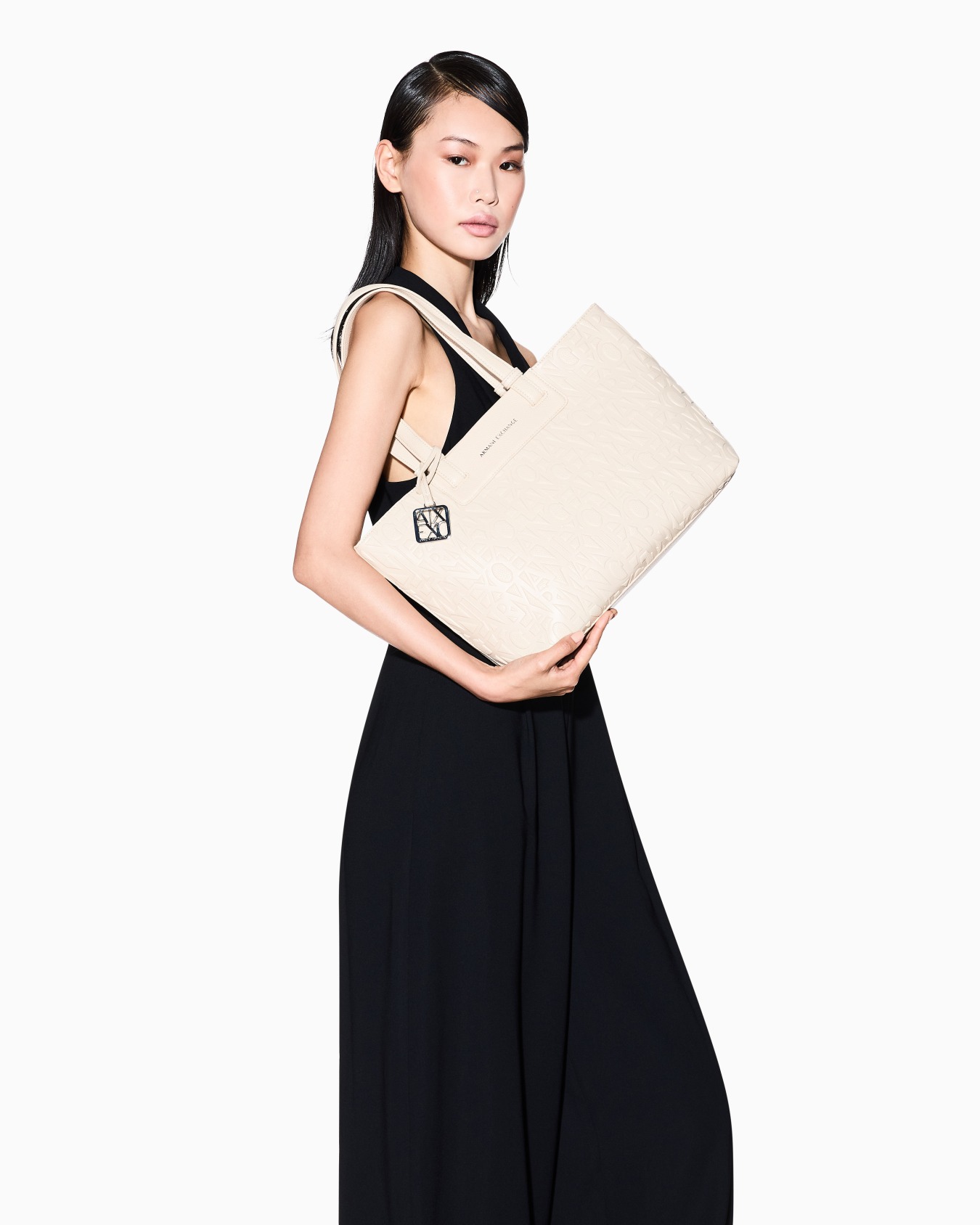 Shopper bag with allover logo Slide 6