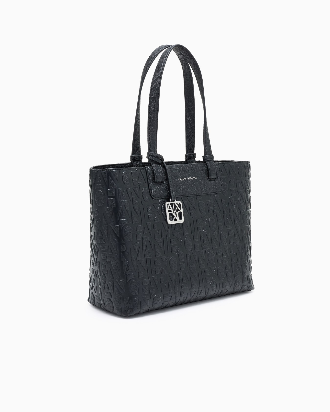 Shopper bag with allover logo Slide 1