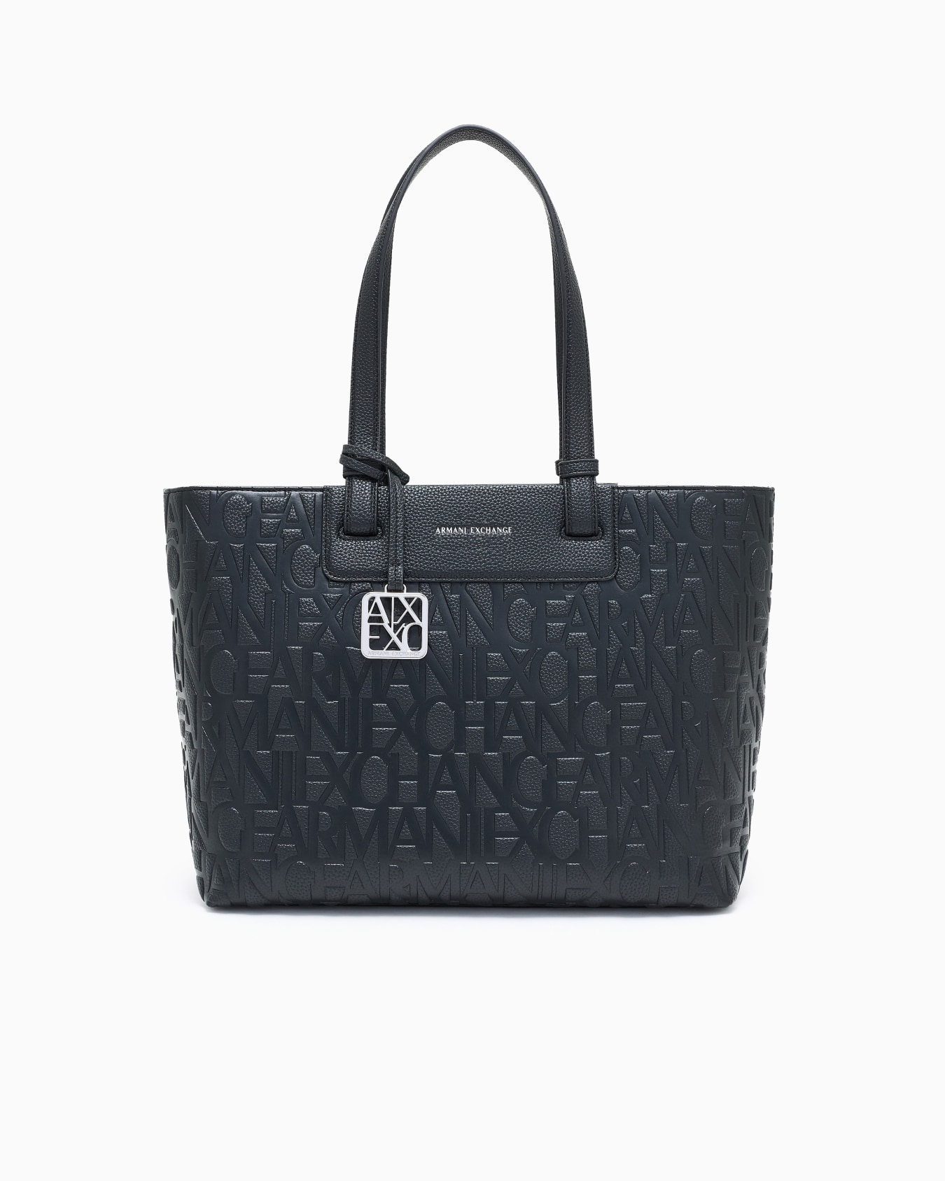 Shopper bag with allover logo Slide 0