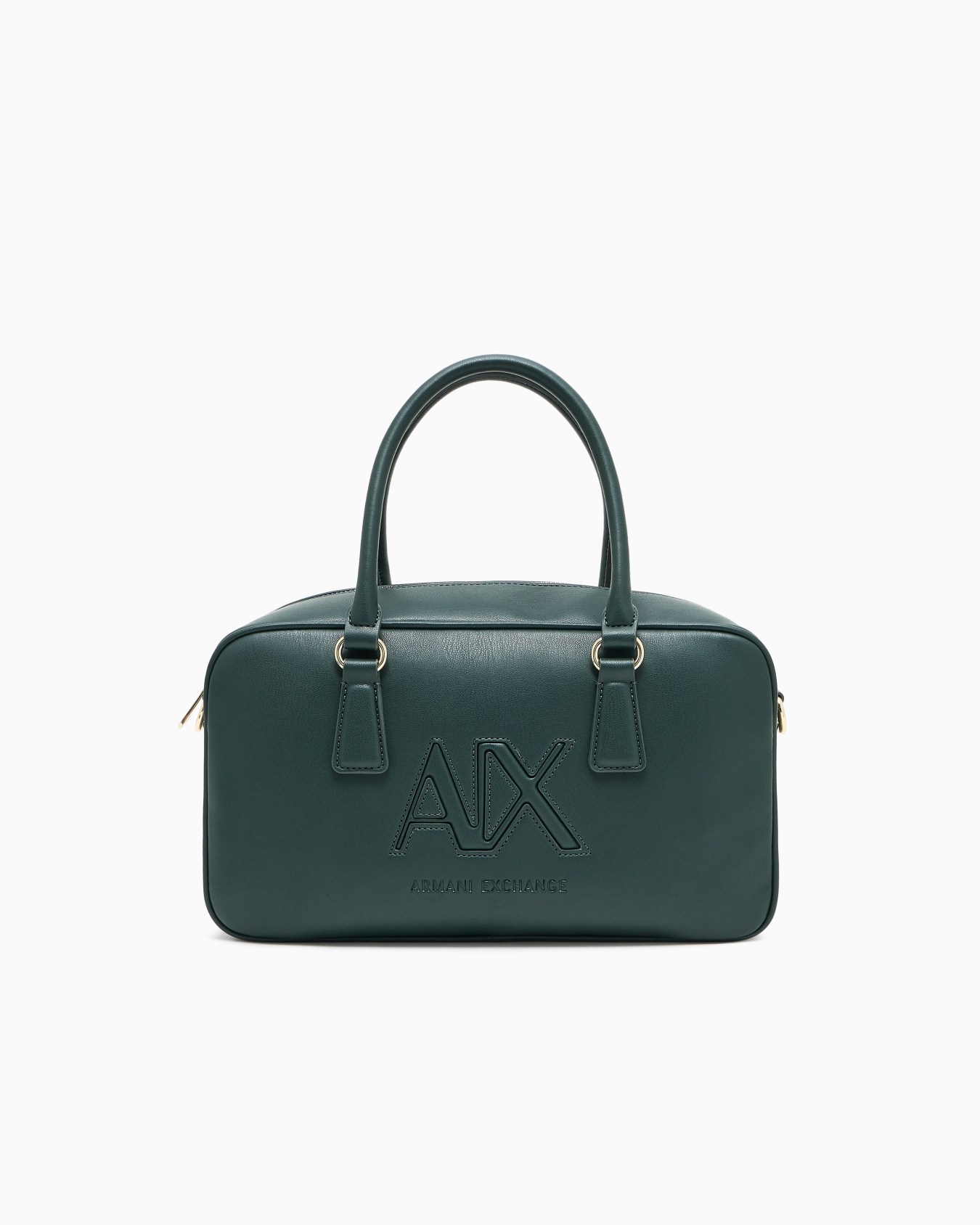 TOP HANDLE SHOULDER BAG WITH EMBOSSED LOGO Diapositiva 0
