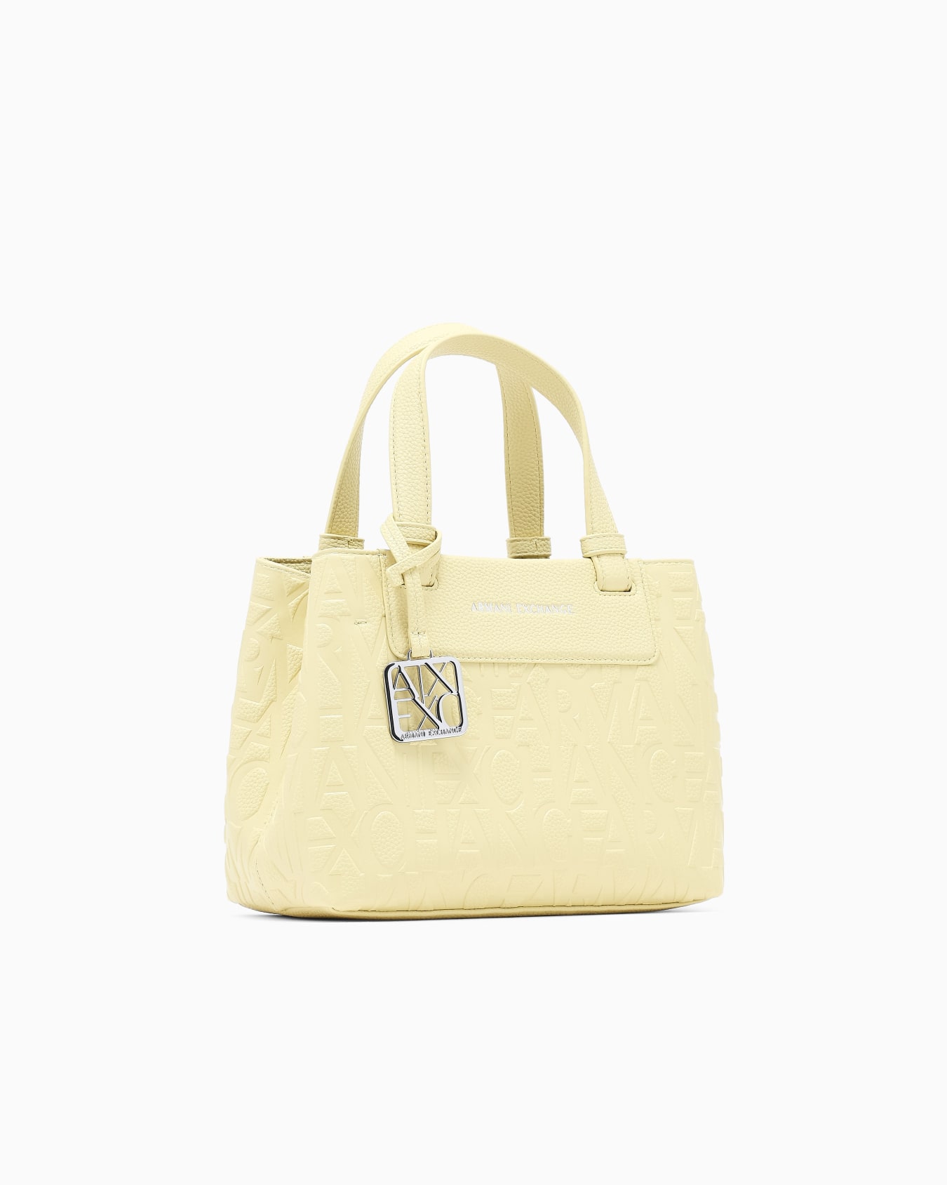 Handbag with allover logo Slide 1
