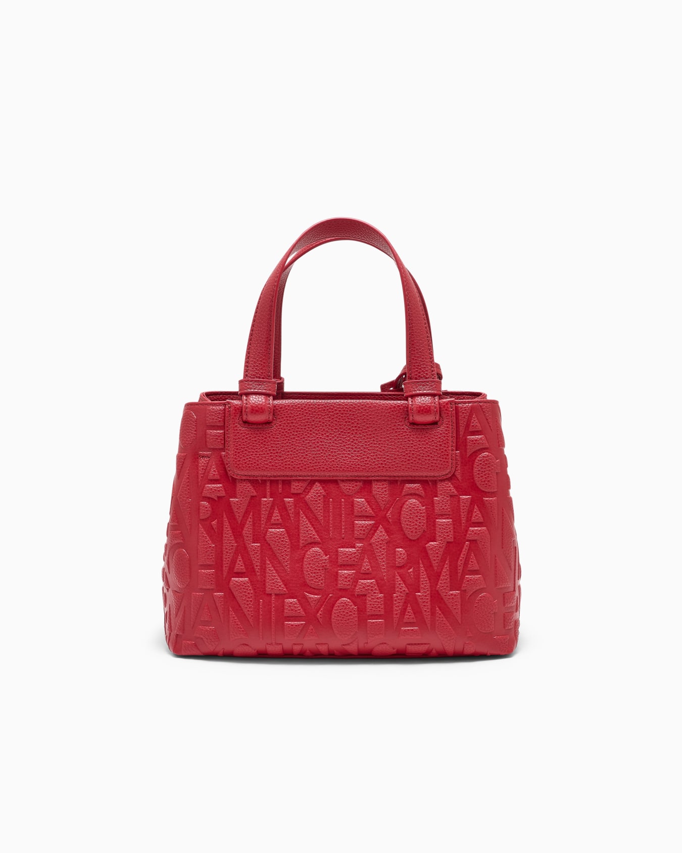 Bolso tote con letras en relieve y bandolera extraíble Diapositiva 2