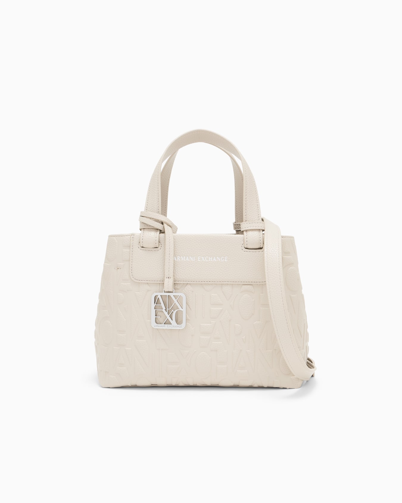 Sac cabas avec motif en relief et bandoulière amovible Diapositive 0