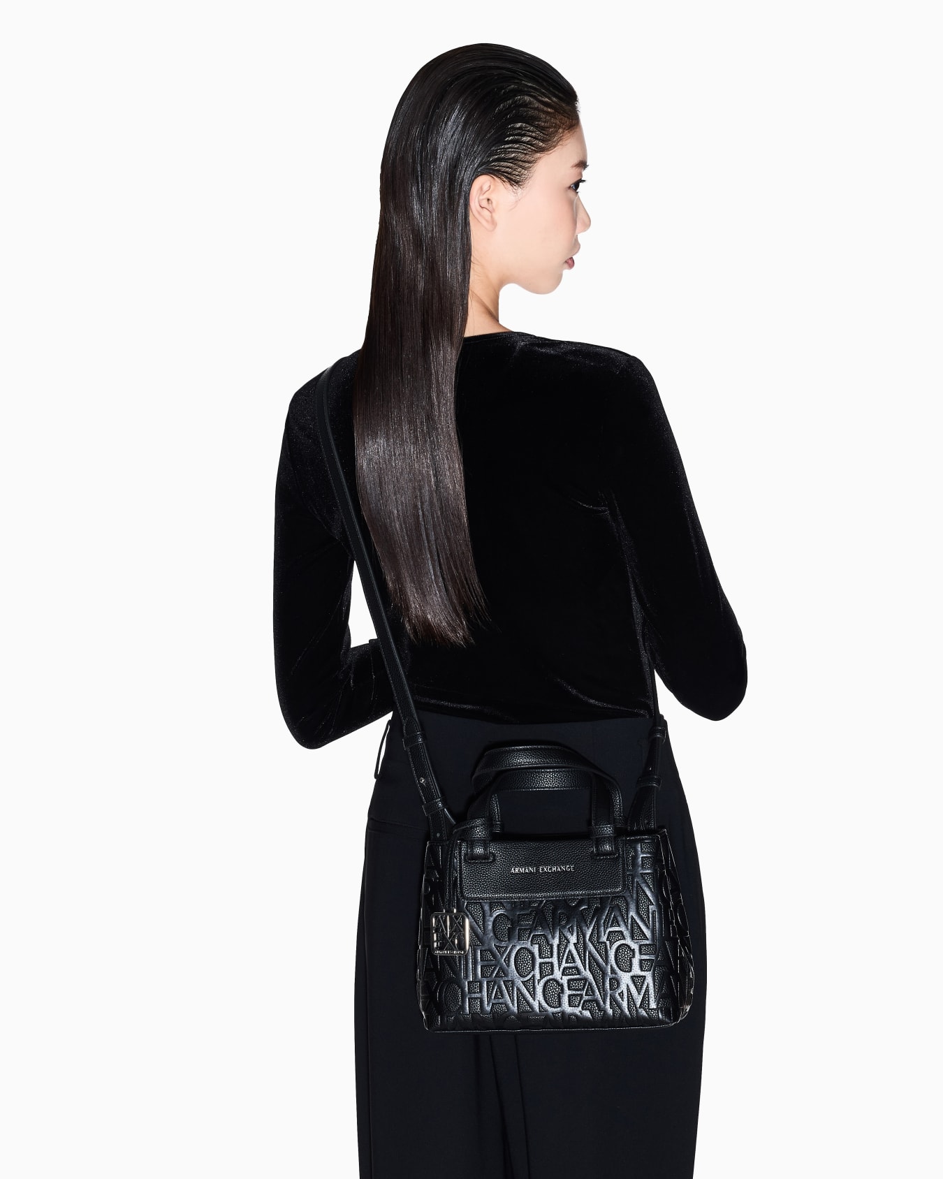 Borsa a mano logo allover Slide 5