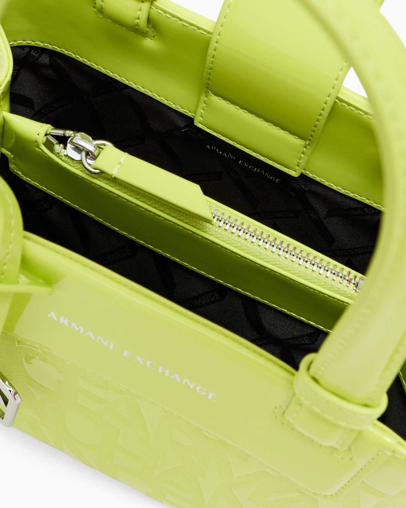 オールオーバーエンボスロゴ ミニハンドバッグ グロウ スライドする 3