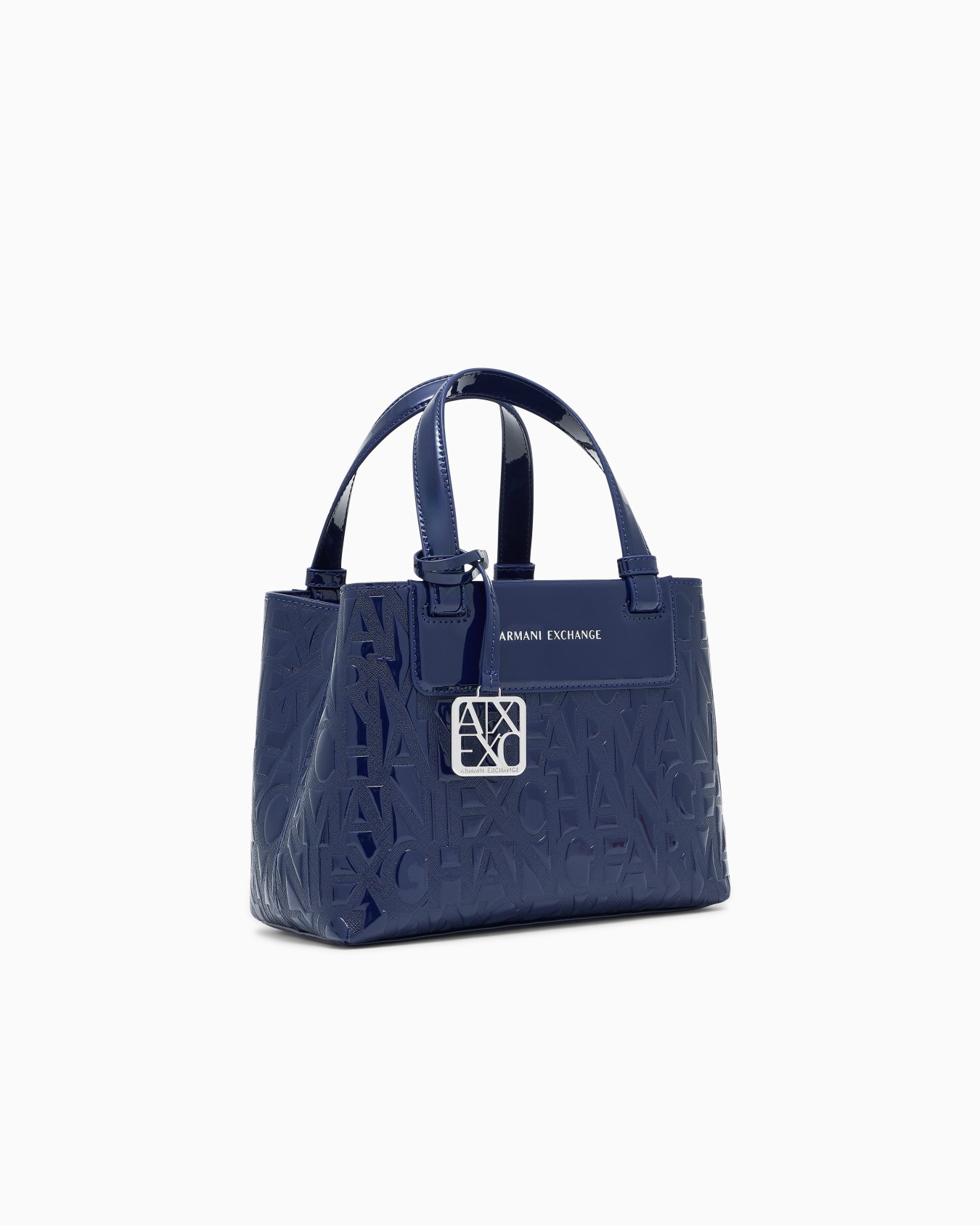 Handbag with allover logo Slide 1