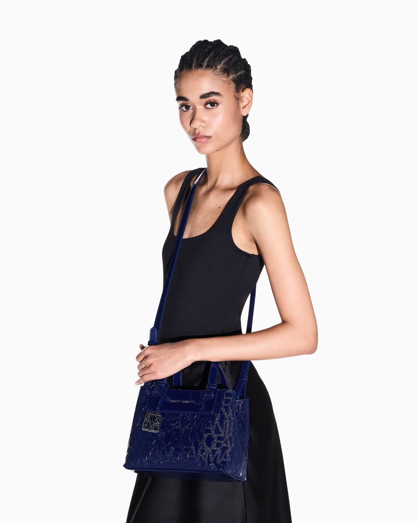 Bolso shopper con diseño en relieve y colgante extraíble Diapositiva 6