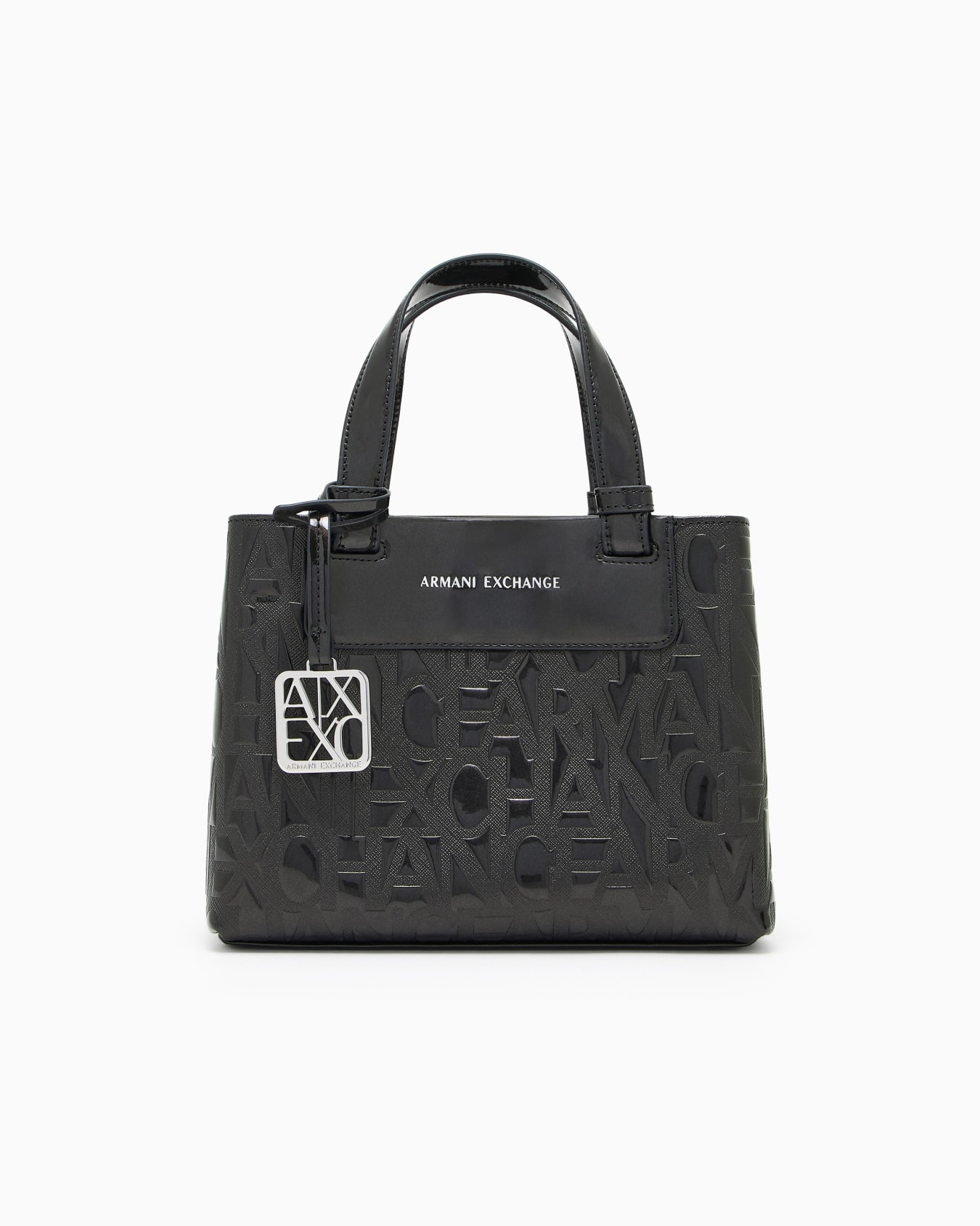 オールオーバーエンボスロゴ ミニハンドバッグ グロウ スライドする 0