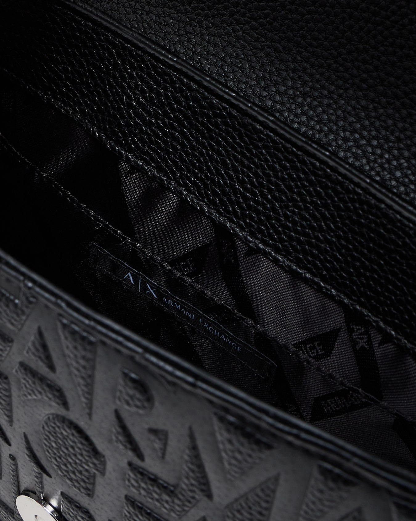 Schultertasche mit Allover-Logo Folie 3