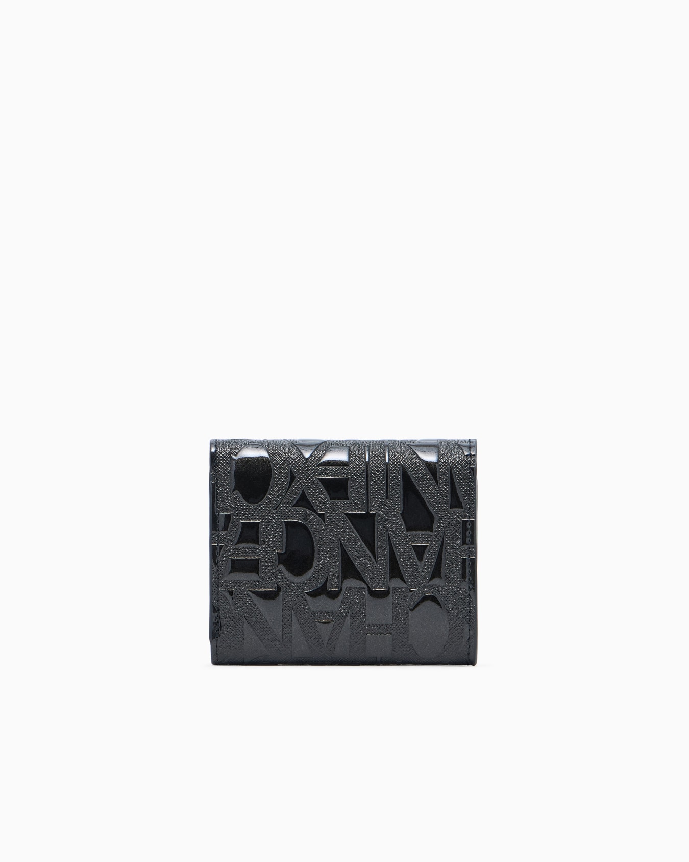 Compact wallet with allover logo Slide 1