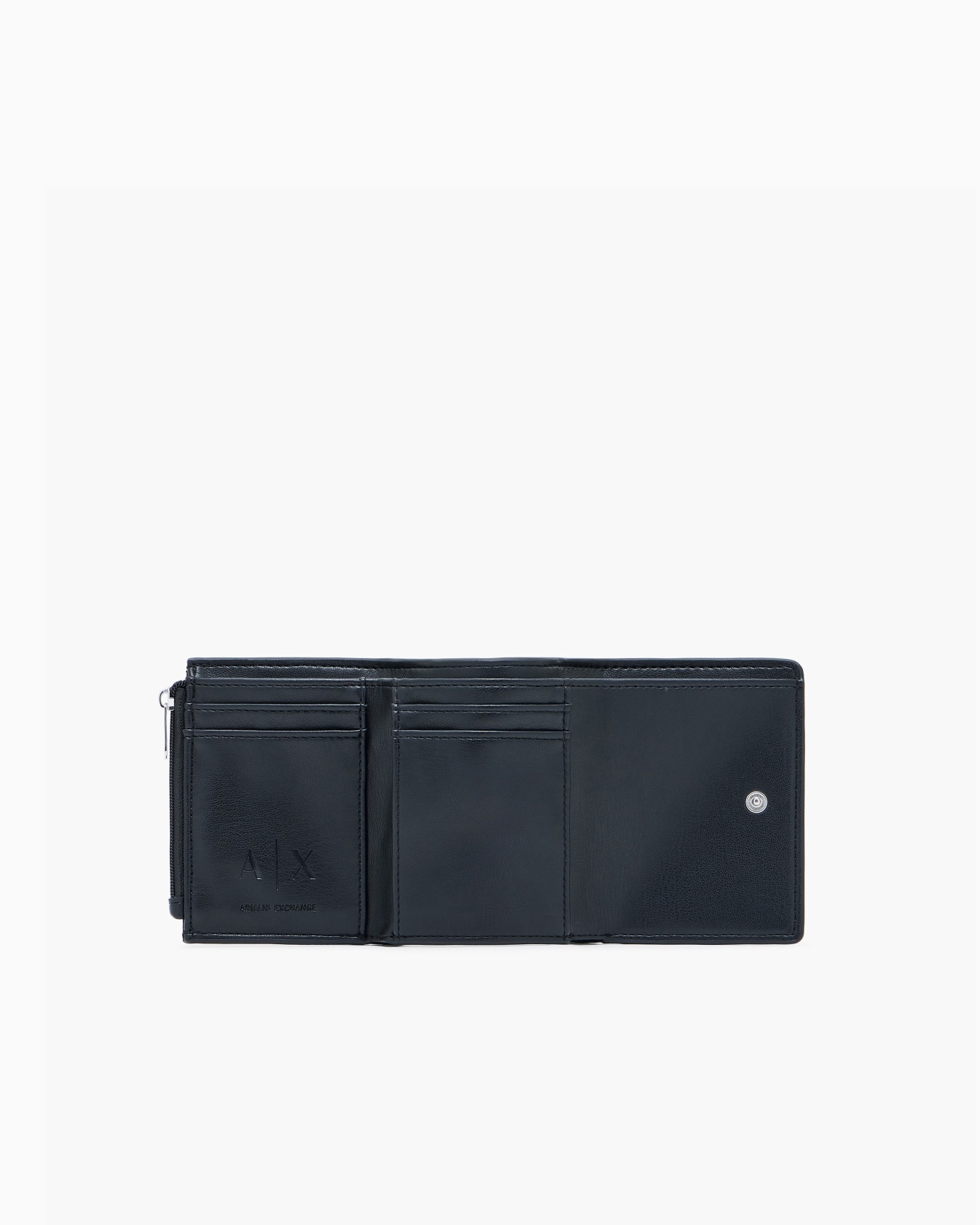 Compact wallet with allover logo Slide 2
