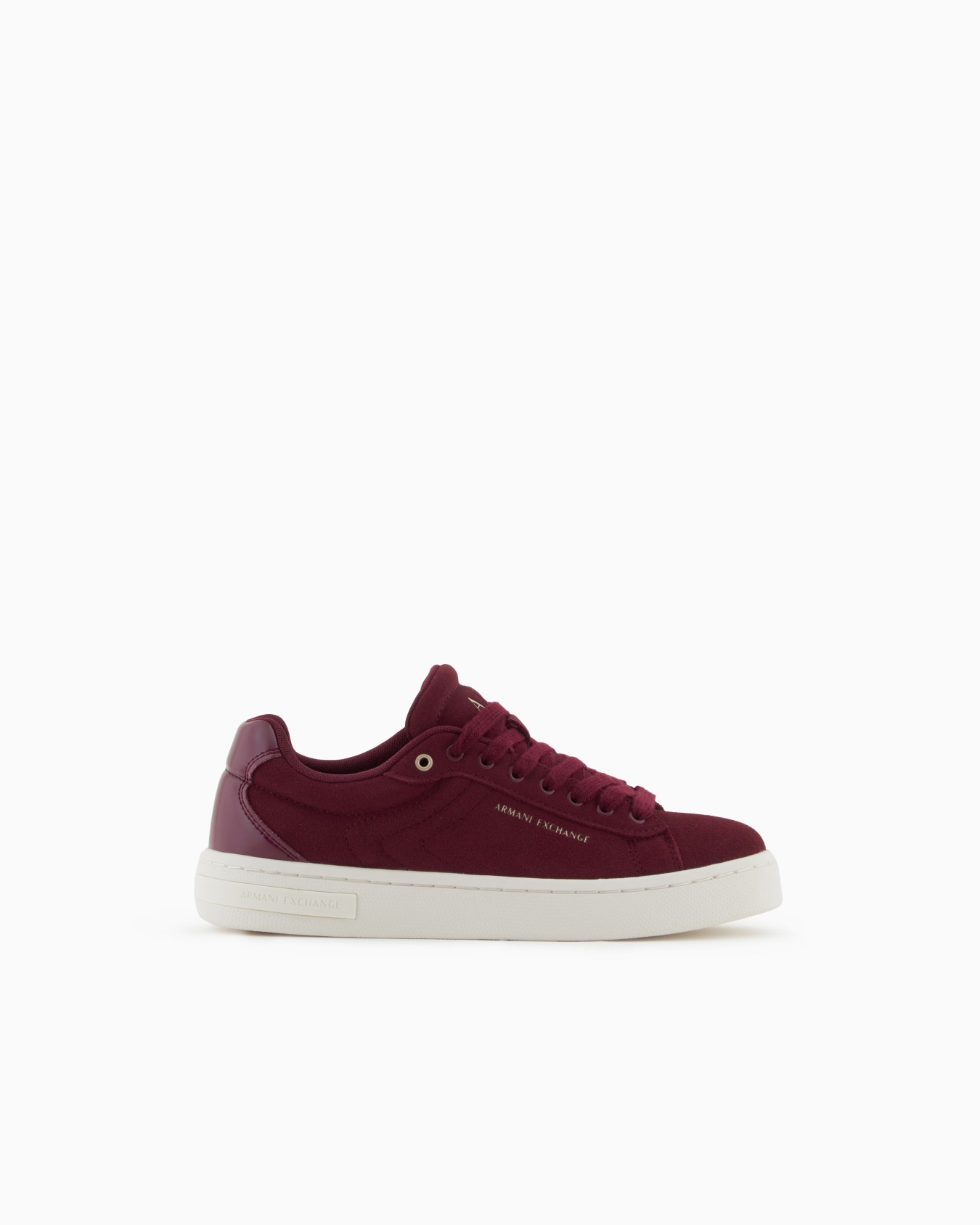Leather sneakers with embossed details Slide 0