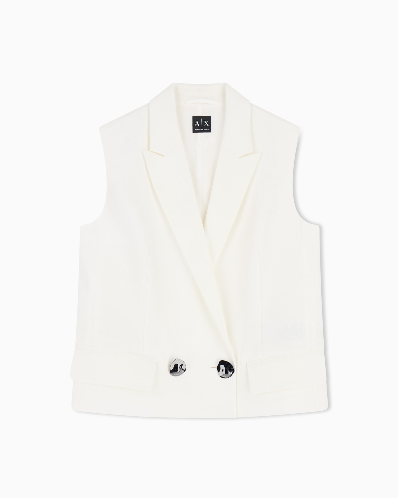 Linen Twill Vest Slide 0