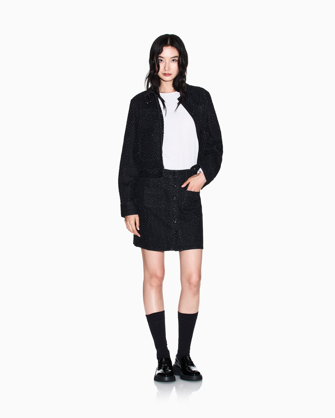 Crepe de chine blouse Slide 1