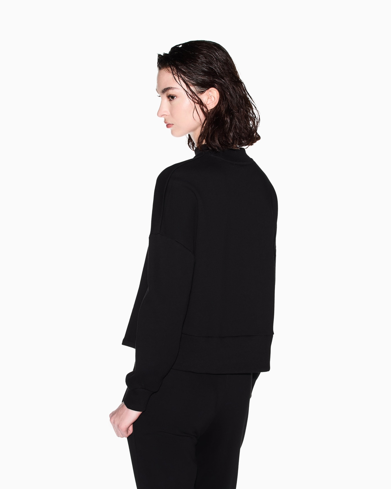 Cotton French terry sweatshirt Slide 2