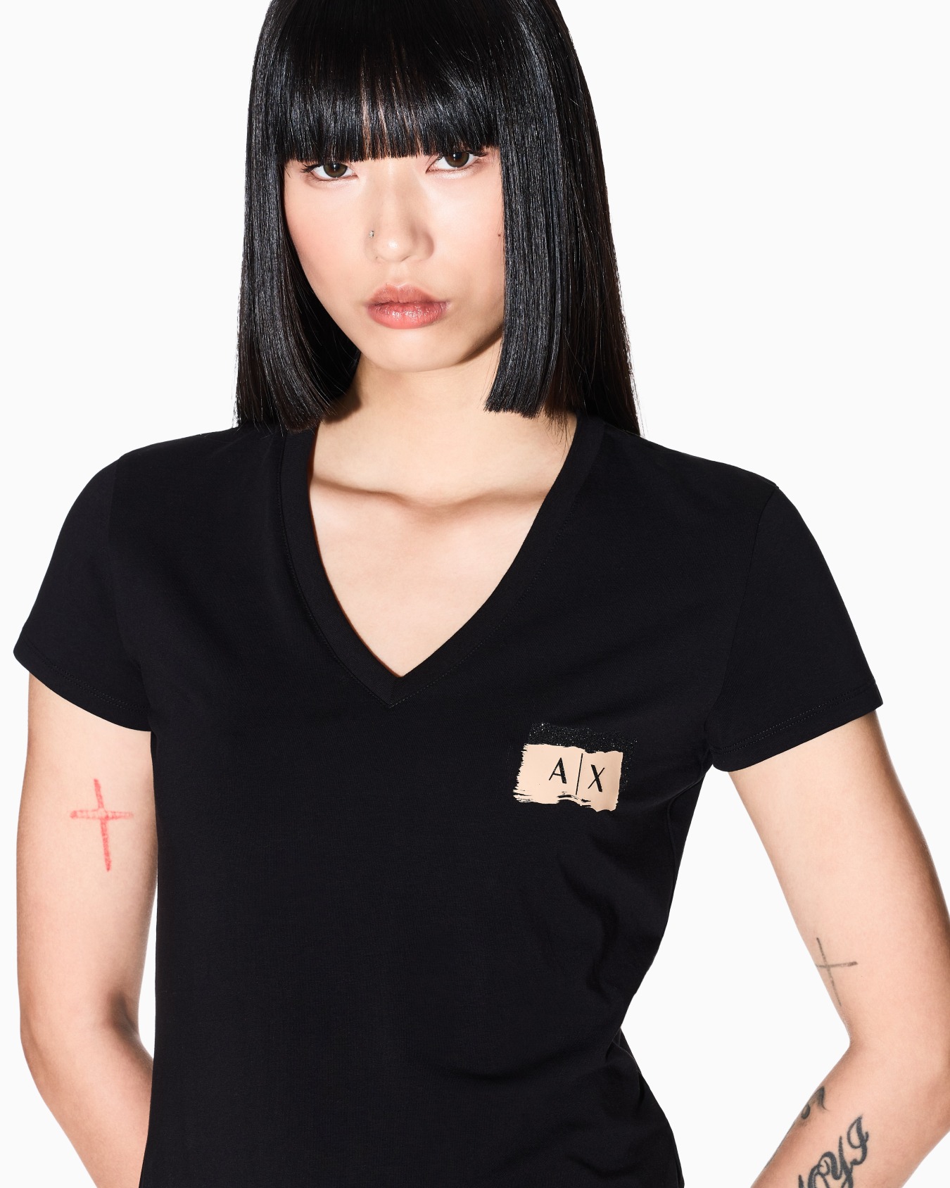 Slim fit Cotton T-shirt Slide 4