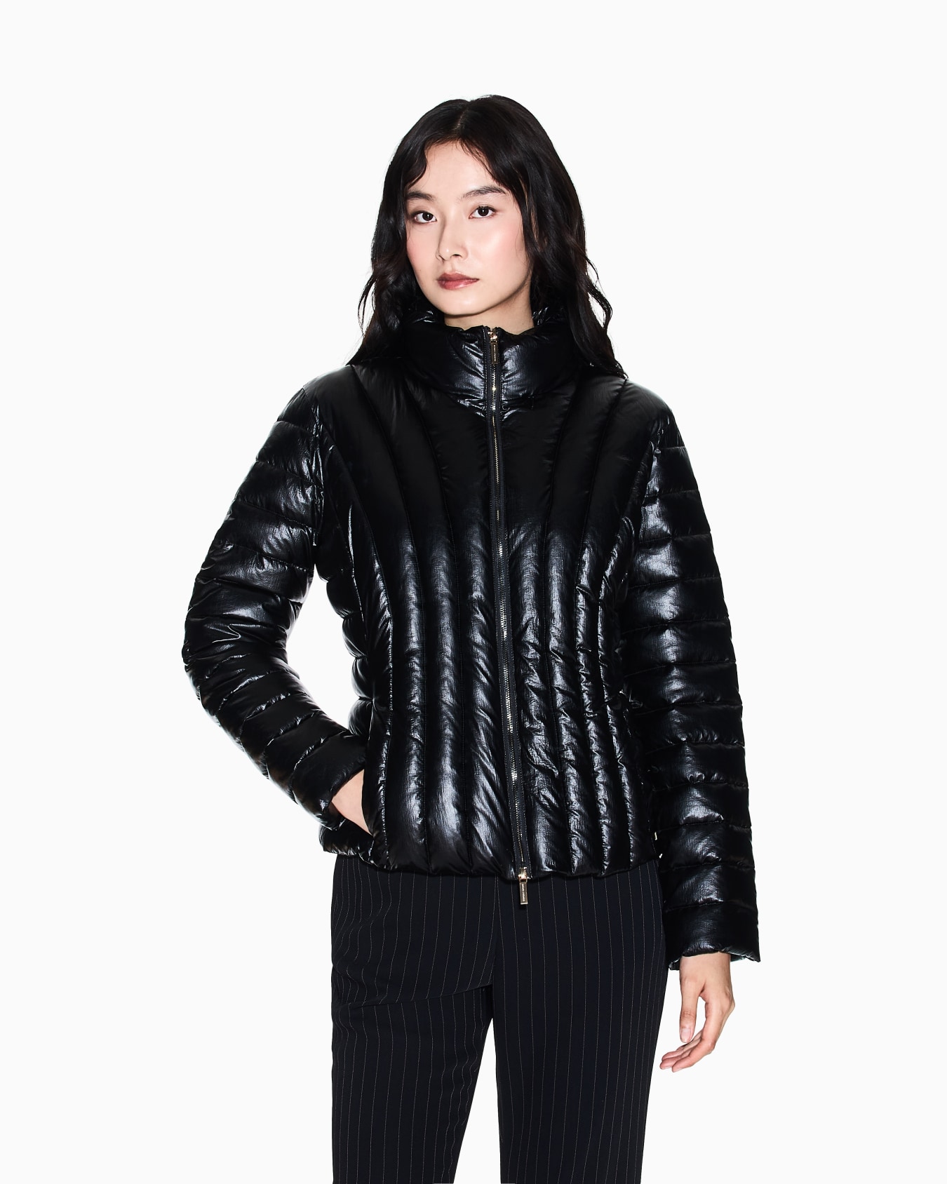 Laminated taffeta jacket Diapositive 3