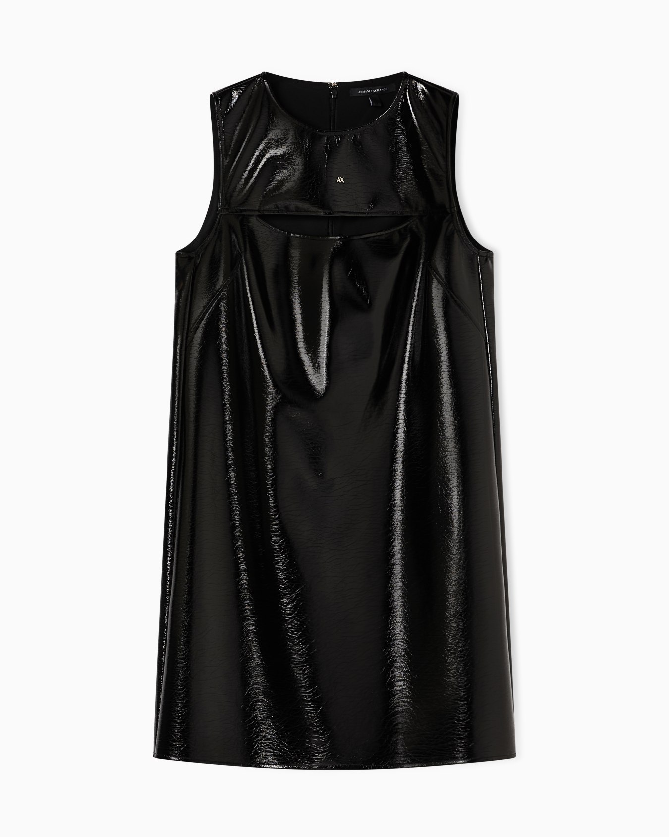 Short dress in technical fabric Slide 0