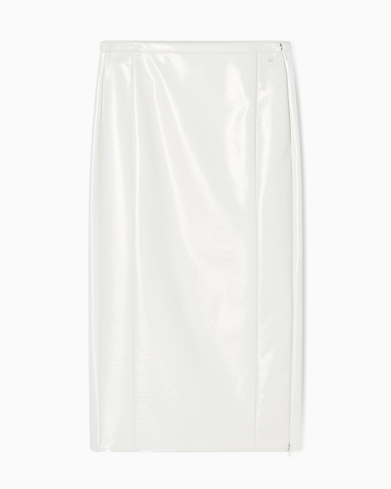 ビニールエフェクト ペンシルスカート スライドする 0