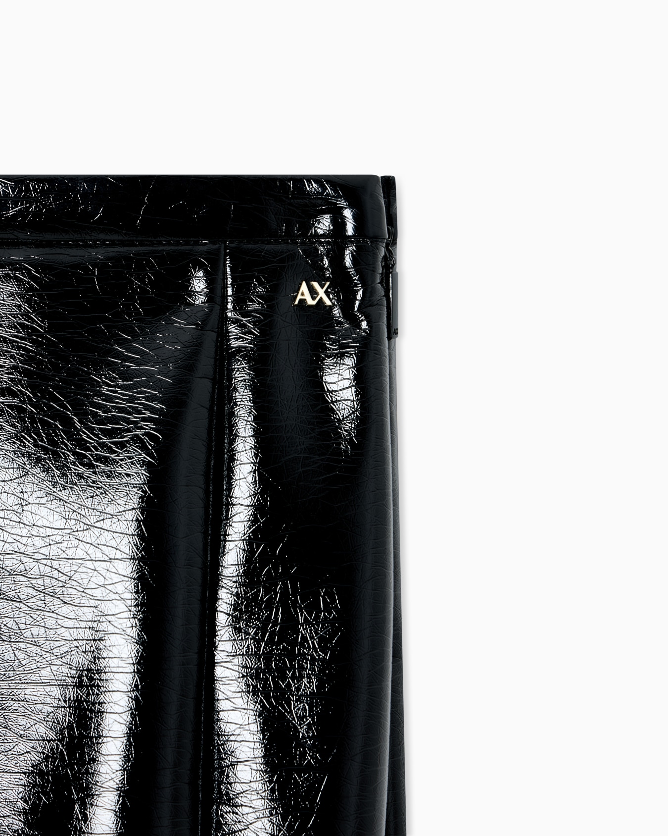 Long skirt in technical fabric Slide 3