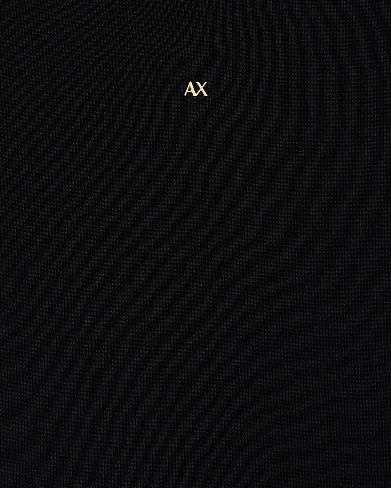 Cropped T-shirt in technical fabric Slide 3