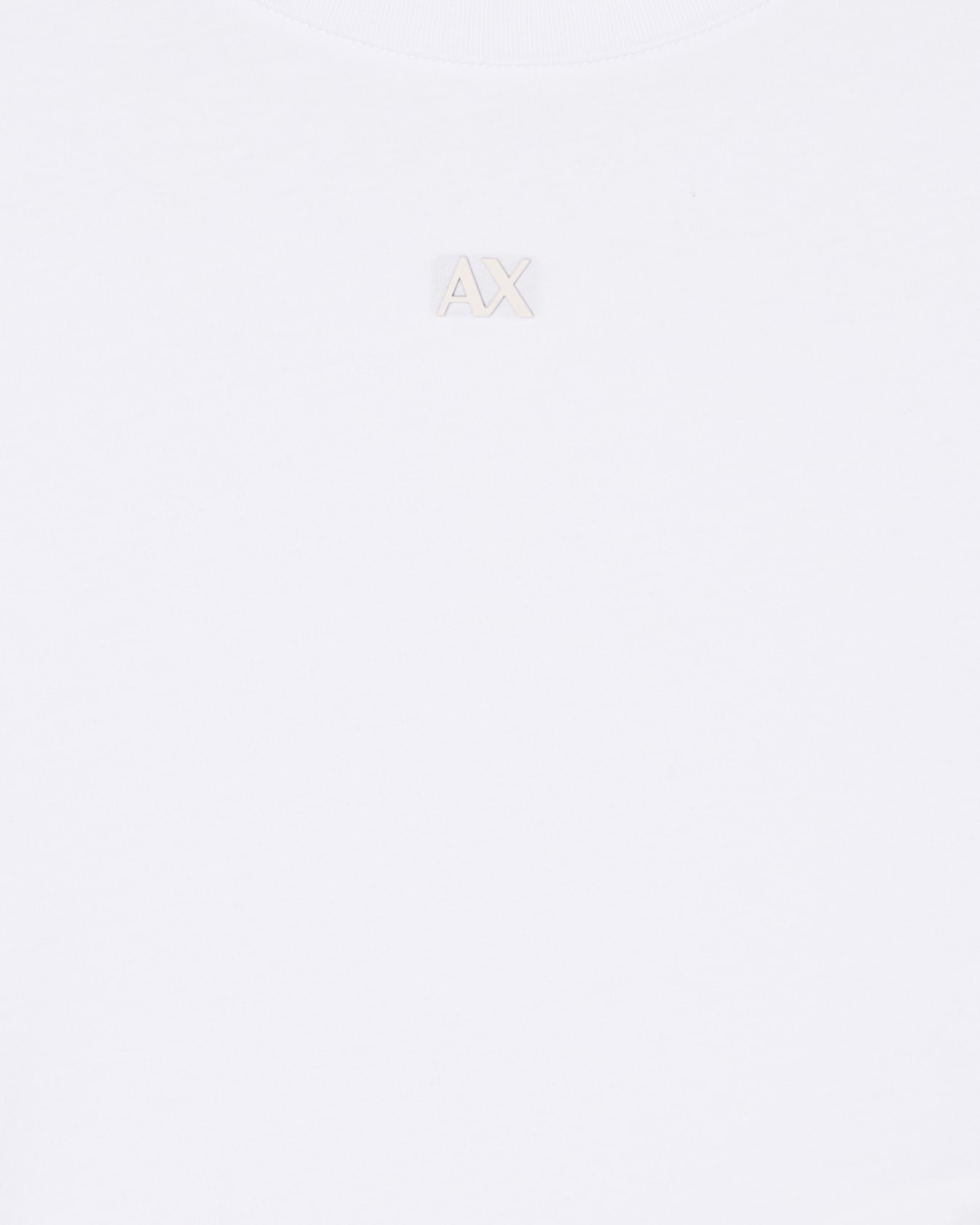 Cropped Cotton T-shirt Slide 3