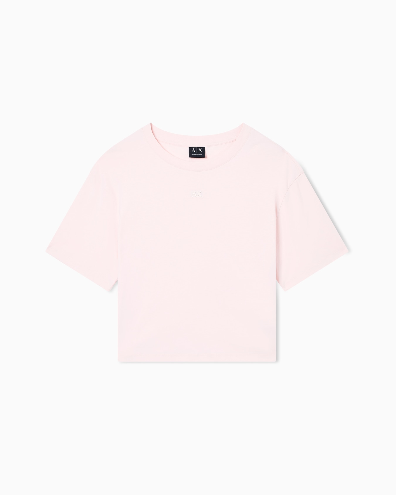 Cropped Cotton T-shirt Slide 0