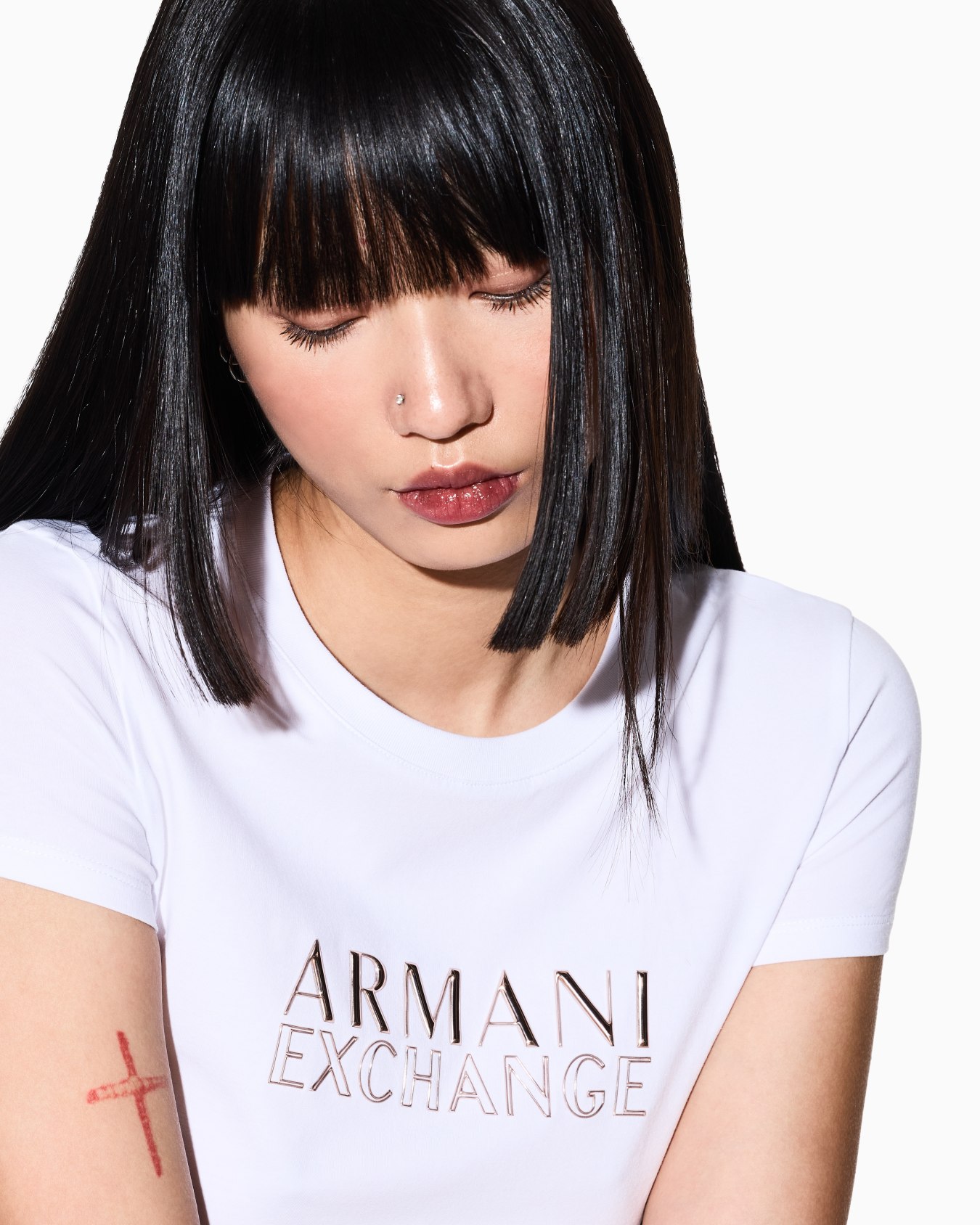 Slim fit Cotton T-shirt Slide 4