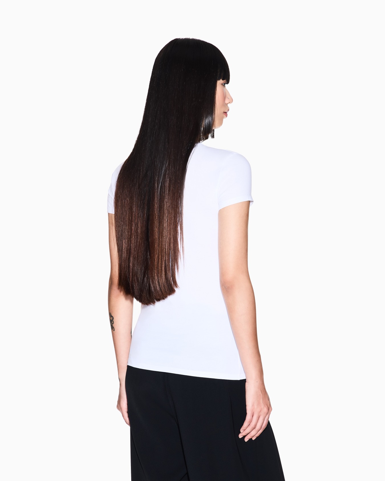 Slim fit Cotton T-shirt Slide 2