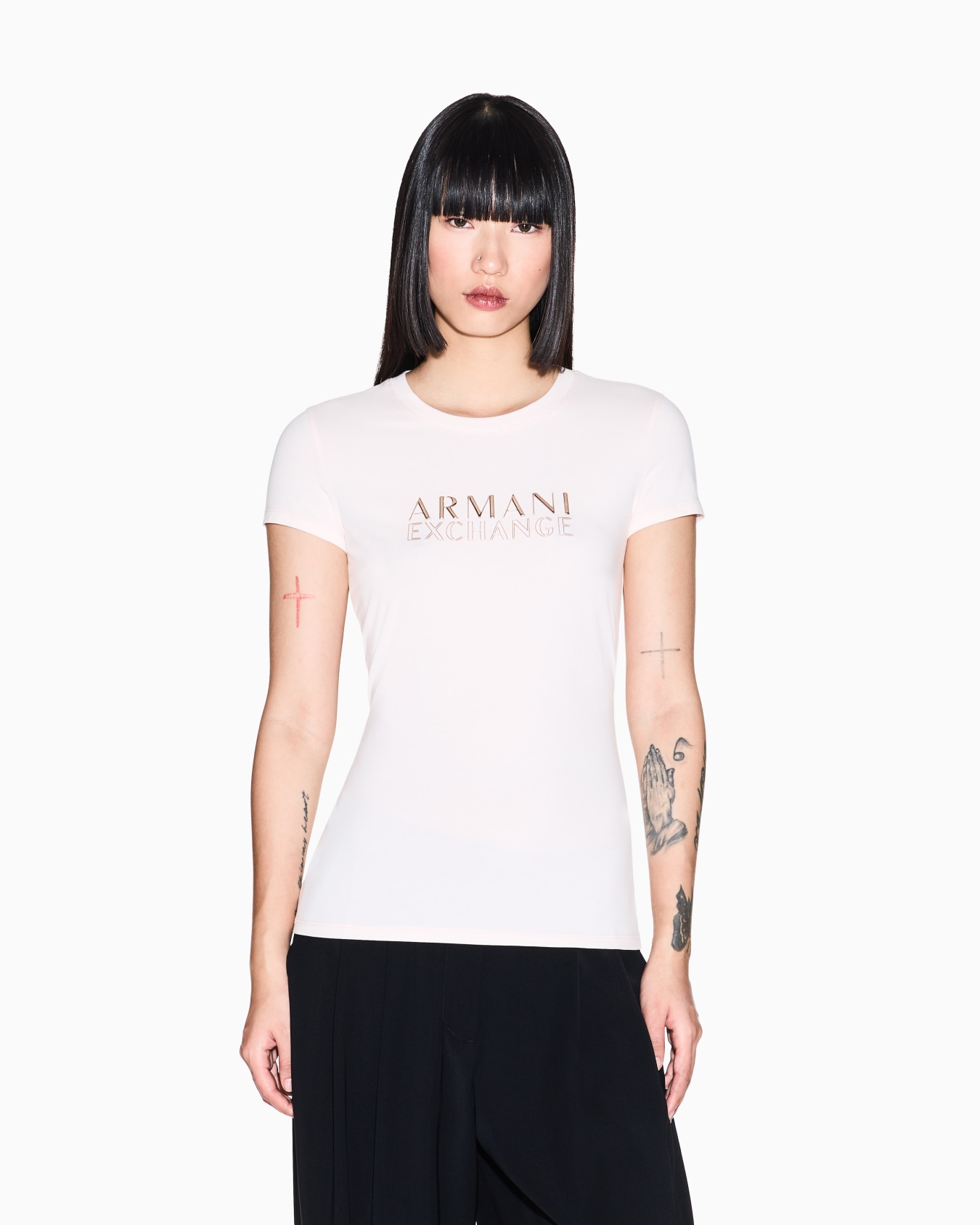 Slim fit Cotton T-shirt Slide 3