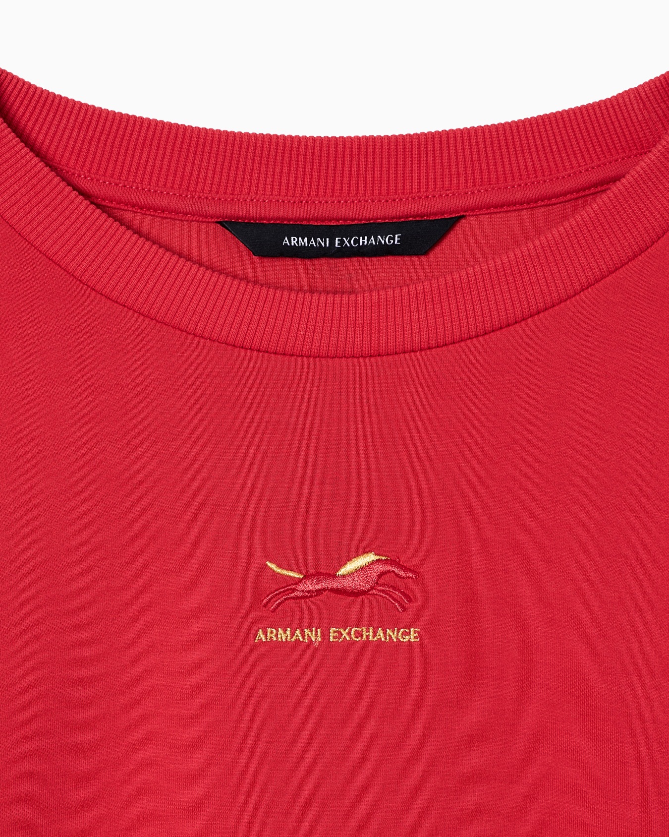 Sweatshirt in mixed fabric Diapositiva 3