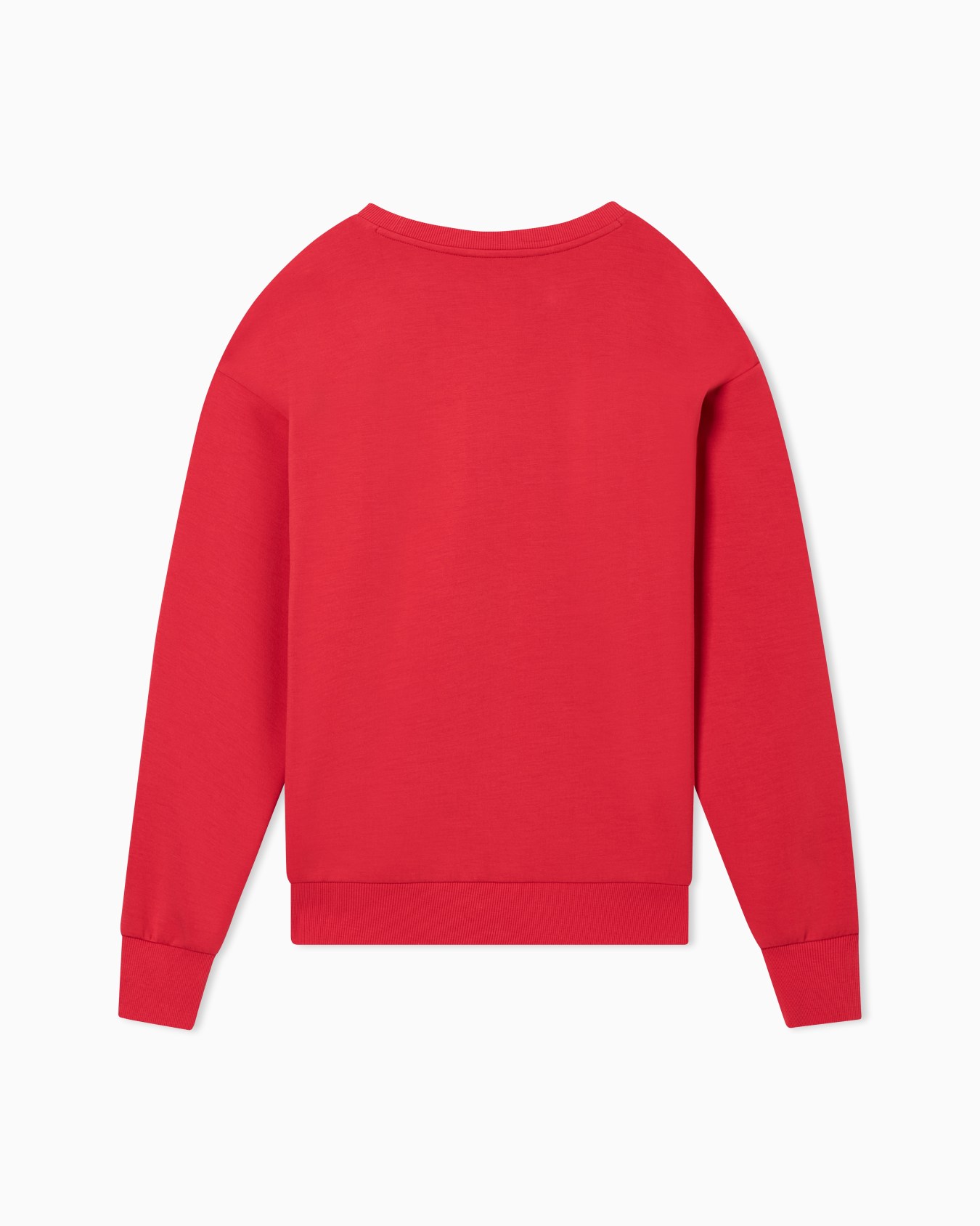 Sweatshirt in mixed fabric Diapositiva 2